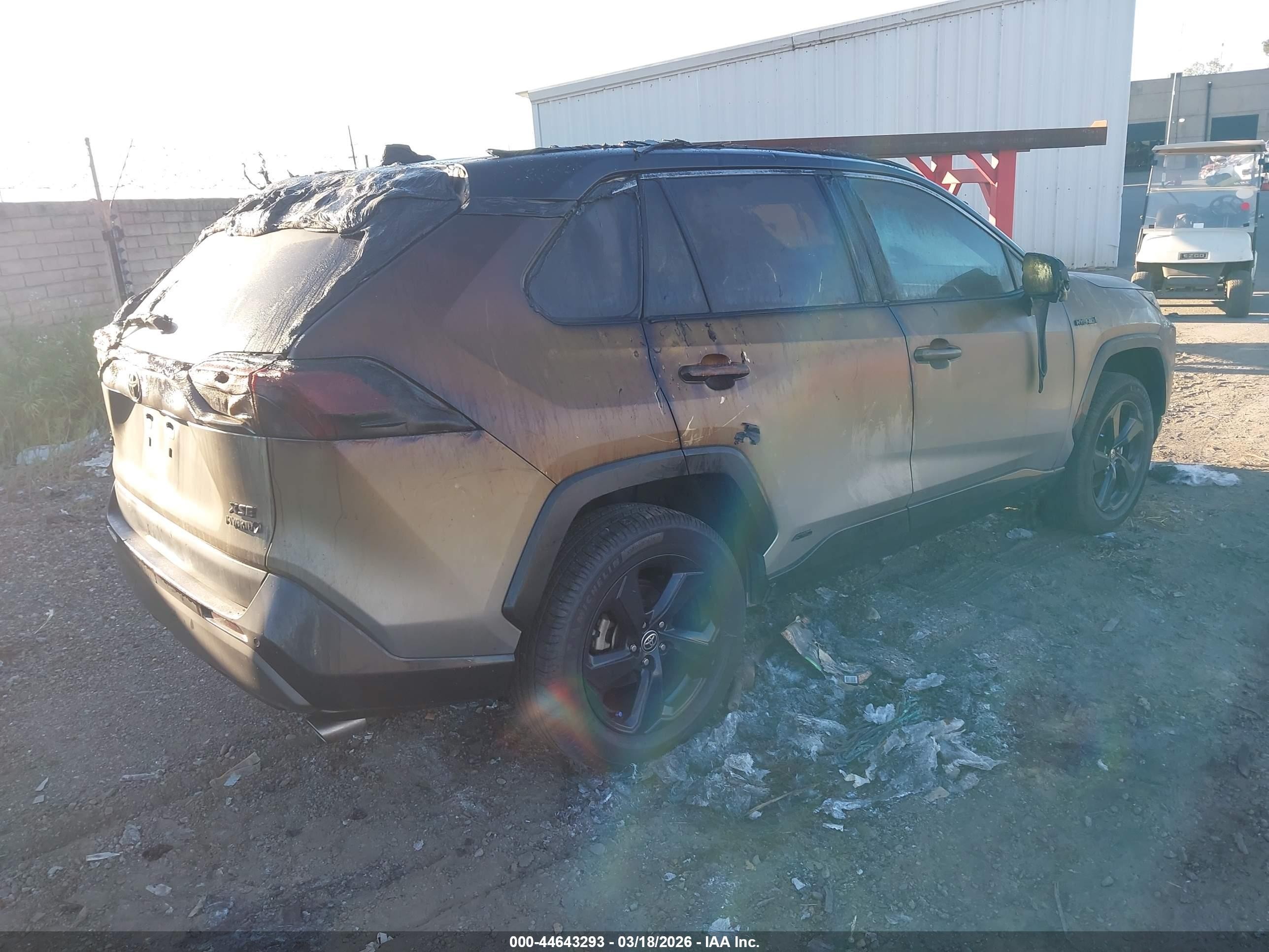 2021 Toyota Rav4 Hybrid Xse Green vin: 4T3E6RFV9MU028232