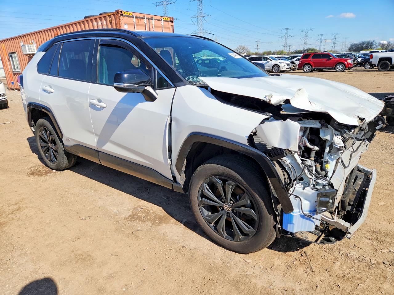 2023 Toyota Rav4 Xse White vin: 4T3E6RFV9PU129520