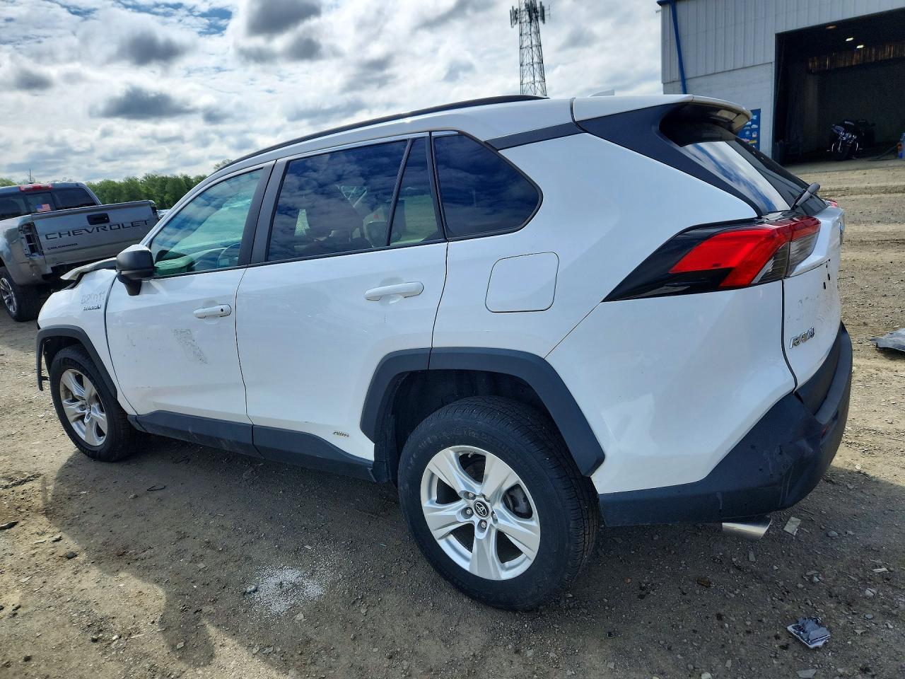 2020 Toyota Rav4 Le White vin: 4T3LWRFV3LU005843