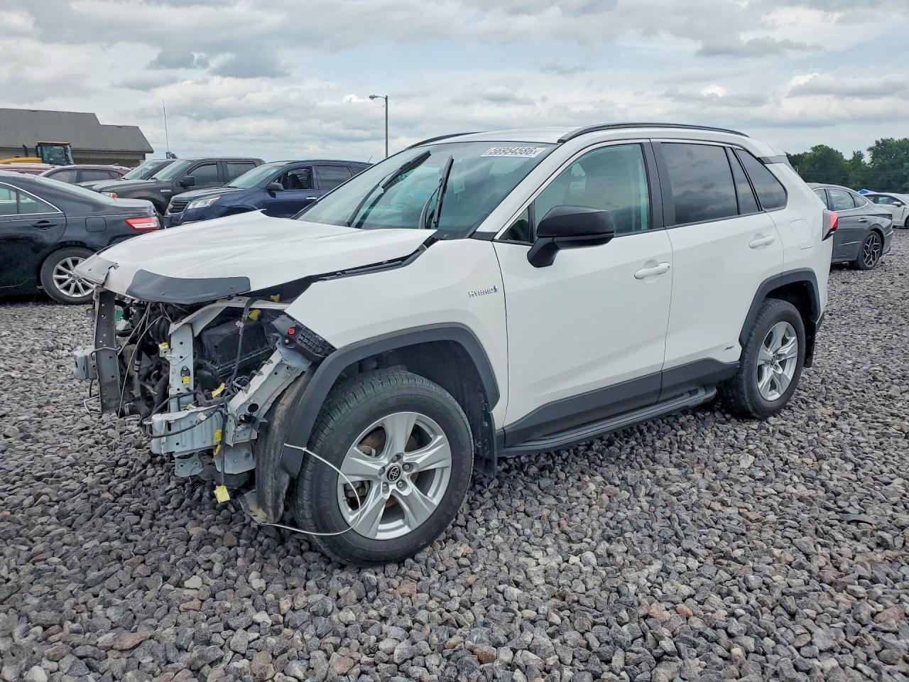 2021 Toyota Rav4 Le Белый vin: 4T3LWRFV4MU013239