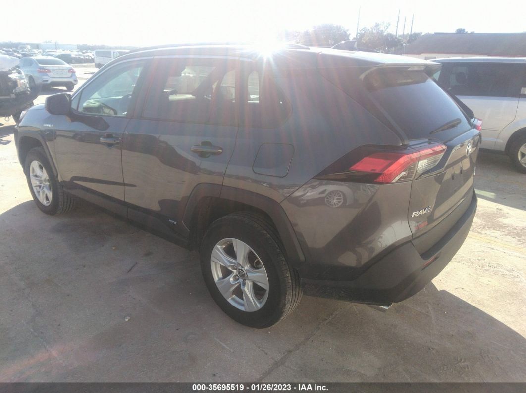 2021 Toyota Rav4 Hybrid Le Gray vin: 4T3LWRFV6MU030897