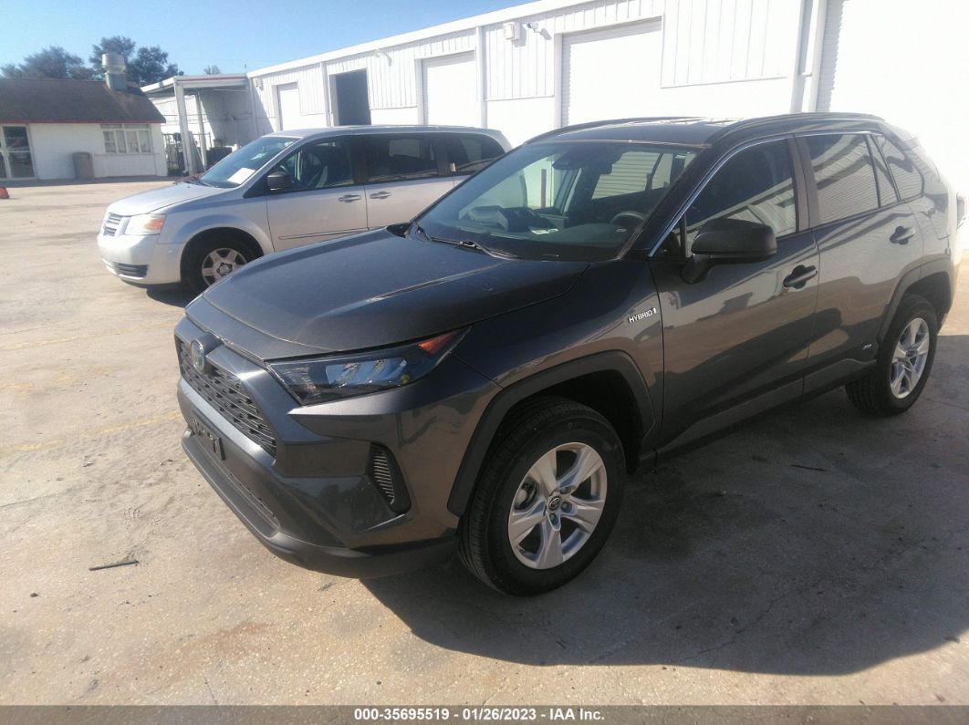 2021 Toyota Rav4 Hybrid Le Gray vin: 4T3LWRFV6MU030897