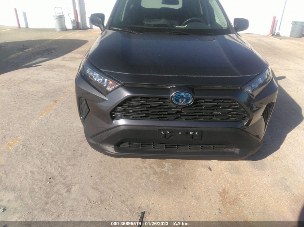 2021 Toyota Rav4 Hybrid Le Gray vin: 4T3LWRFV6MU030897