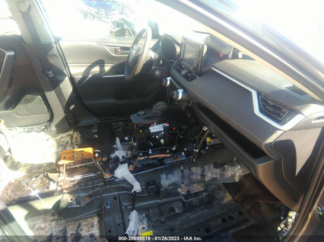2021 Toyota Rav4 Hybrid Le Gray vin: 4T3LWRFV6MU030897