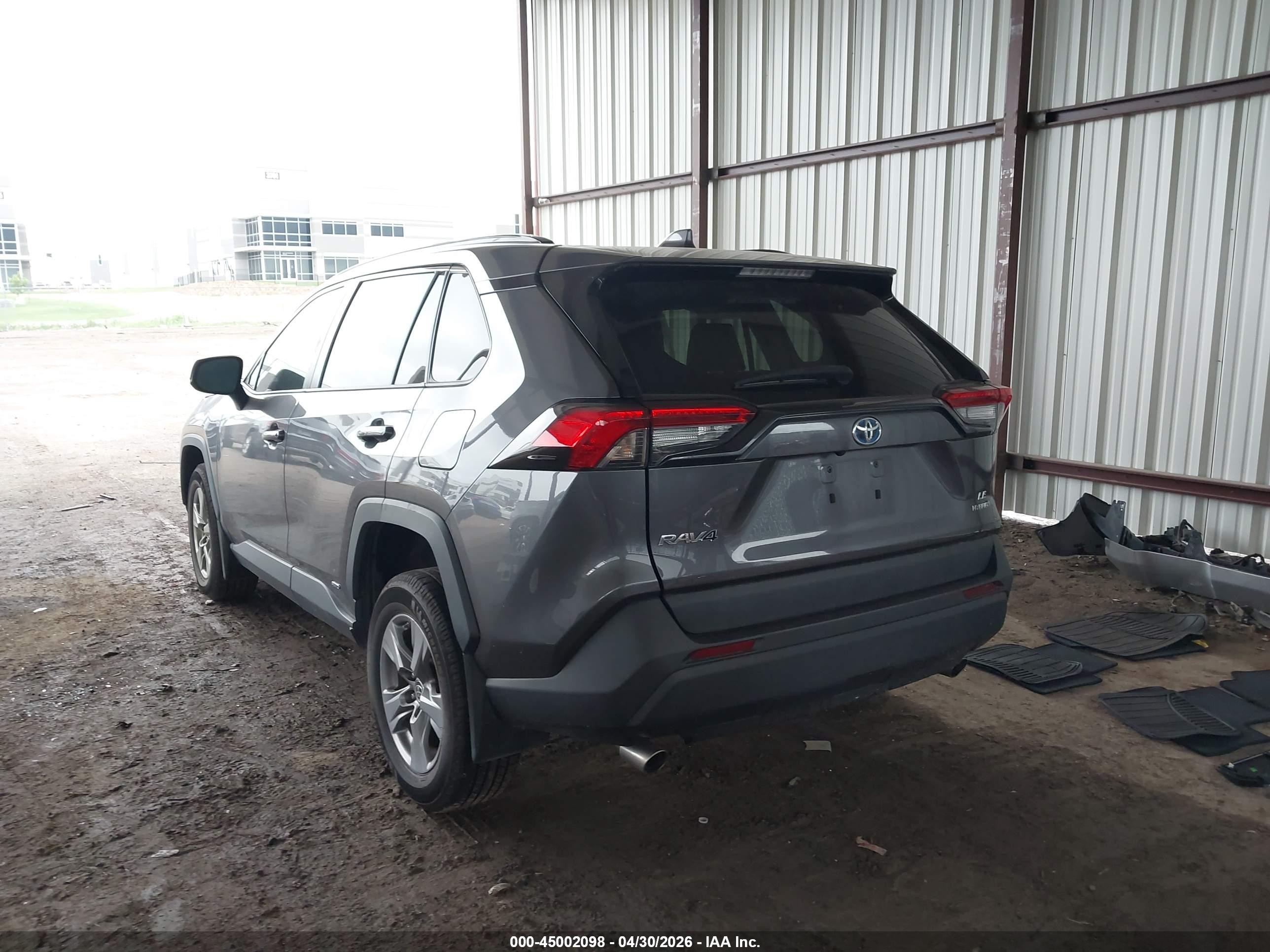 2022 Toyota Rav4 Hybrid Le Серый vin: 4T3LWRFVXNU066786