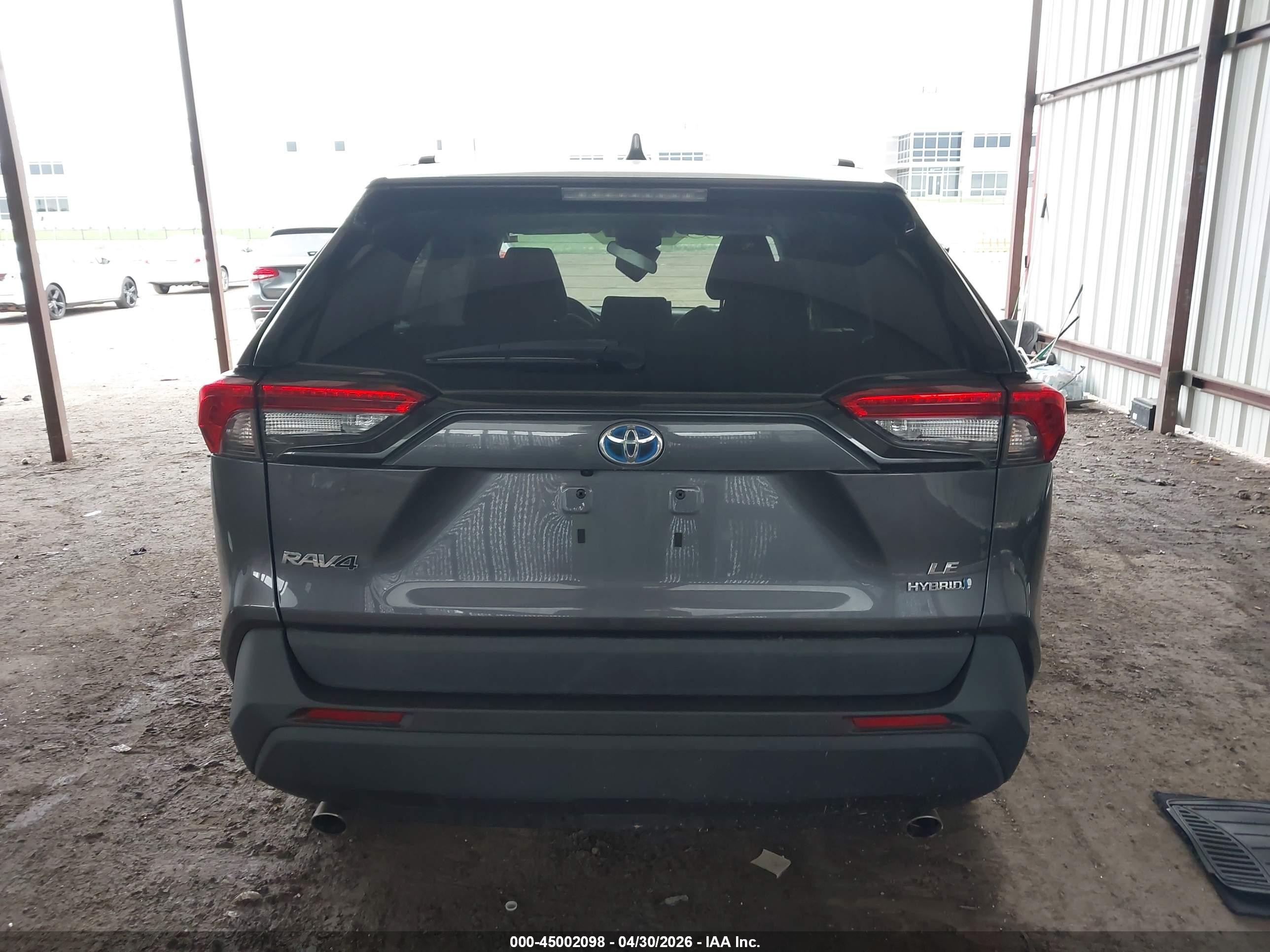 2022 Toyota Rav4 Hybrid Le Серый vin: 4T3LWRFVXNU066786