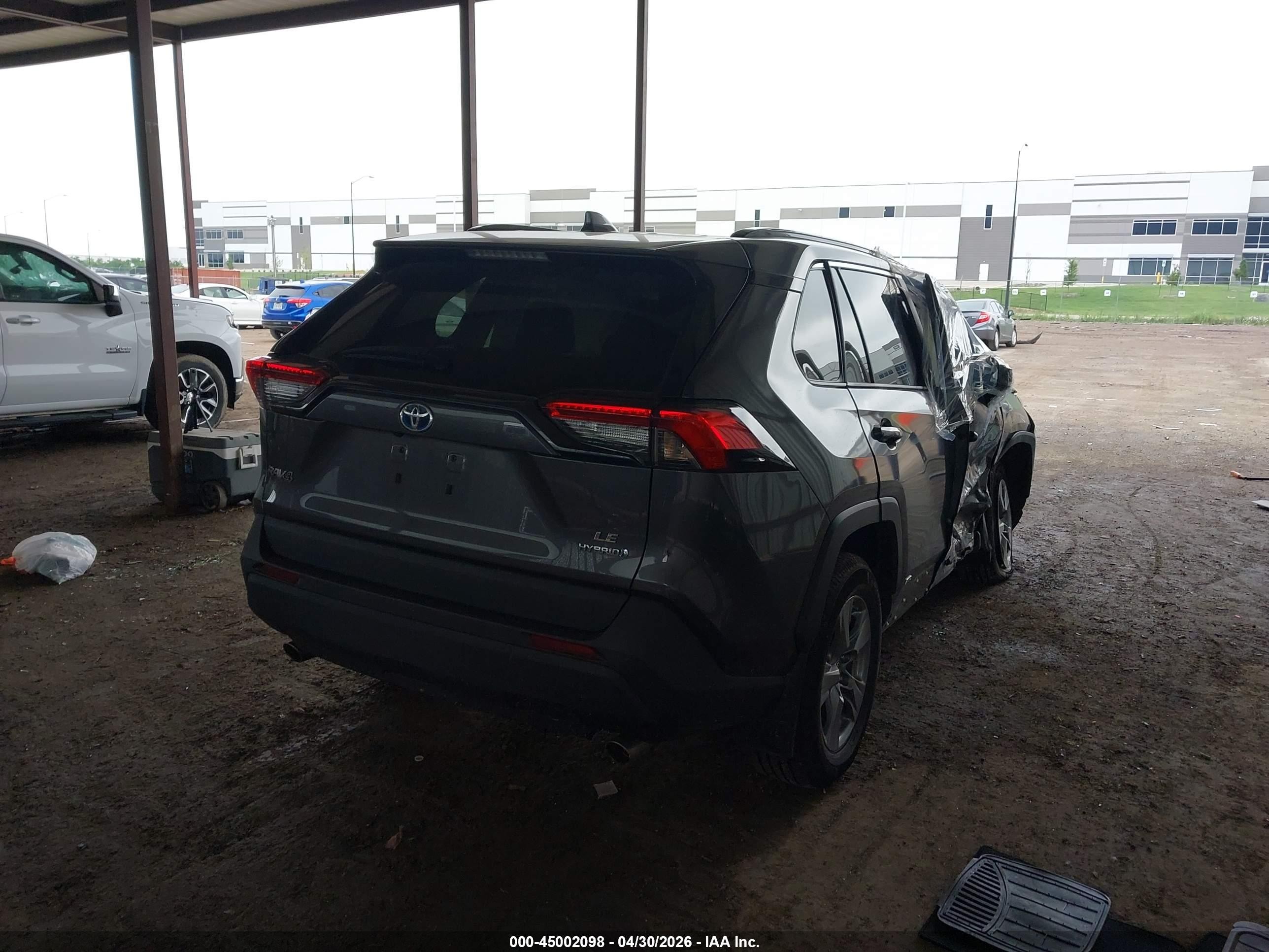2022 Toyota Rav4 Hybrid Le Серый vin: 4T3LWRFVXNU066786