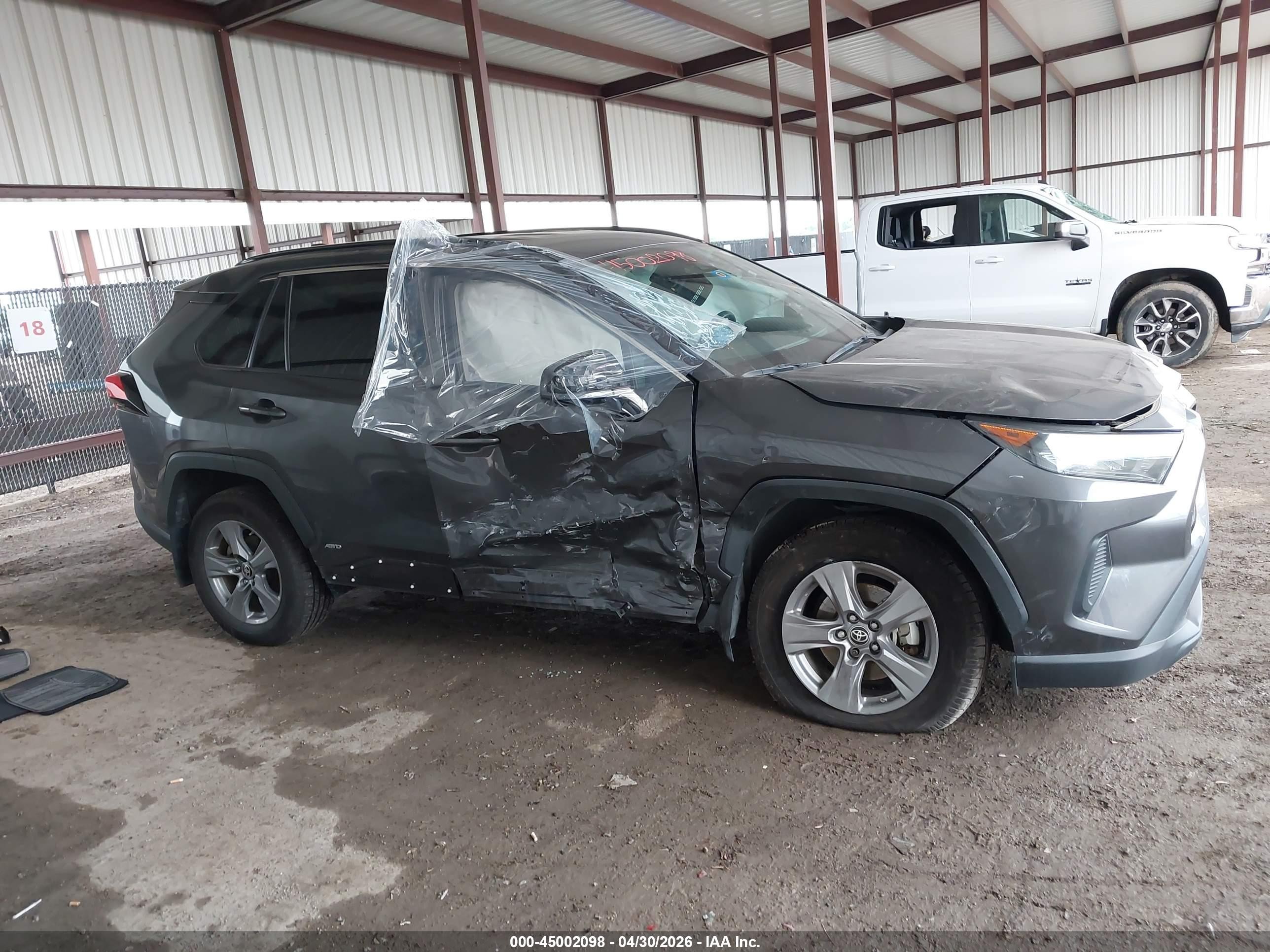 2022 Toyota Rav4 Hybrid Le Серый vin: 4T3LWRFVXNU066786