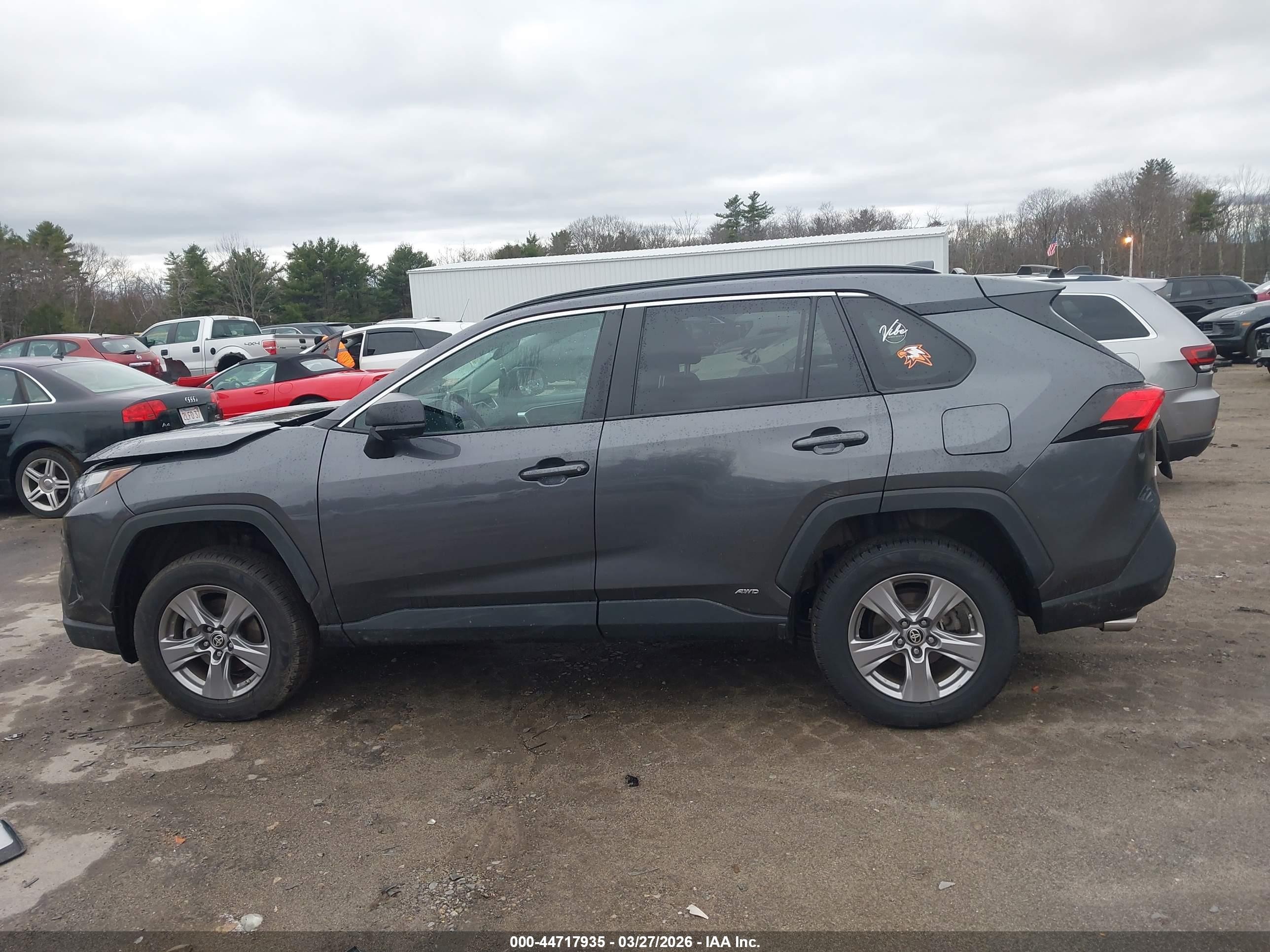 2024 Toyota Rav4 Hybrid Le Gray vin: 4T3LWRFVXRU125244