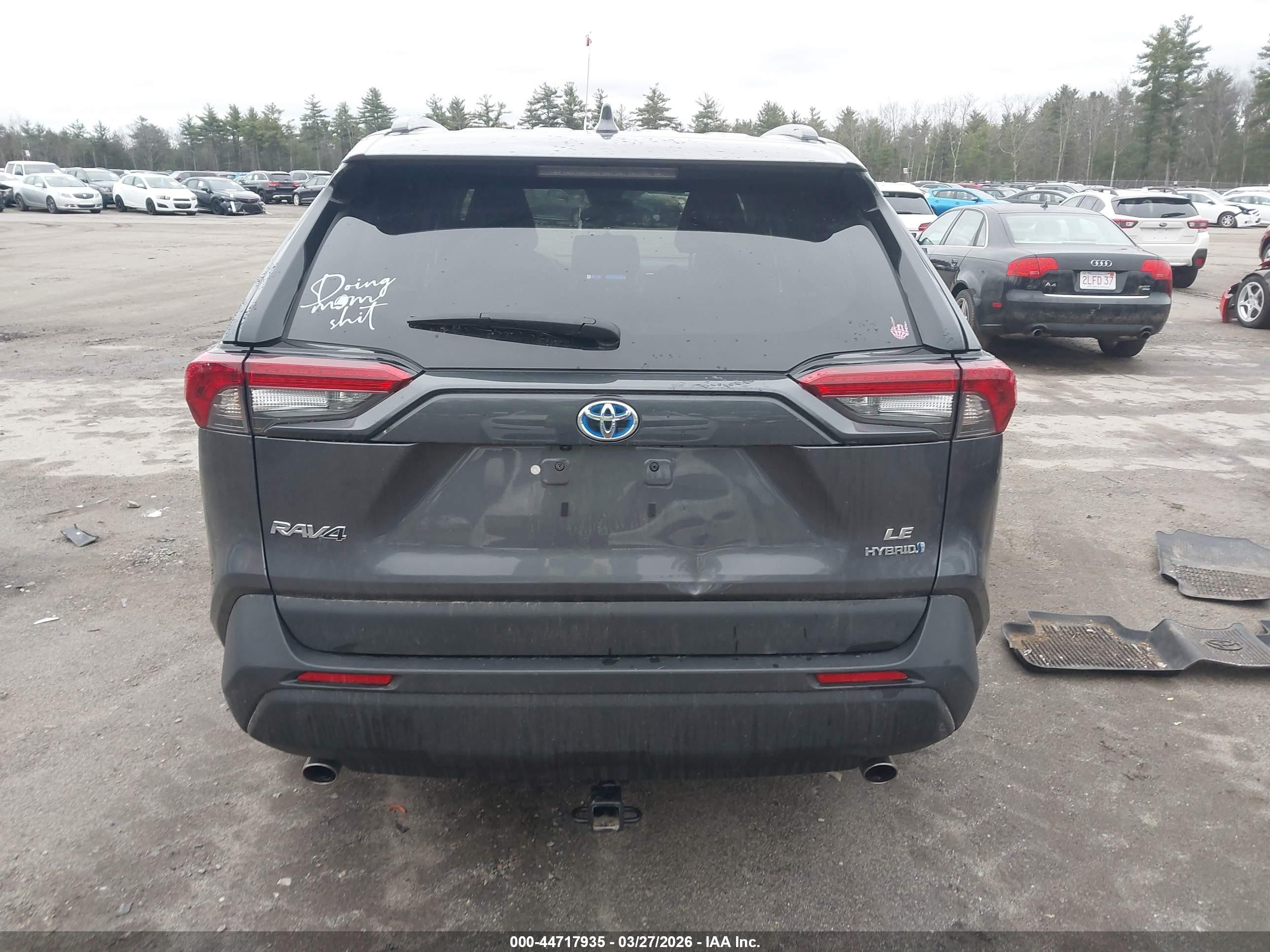 2024 Toyota Rav4 Hybrid Le Gray vin: 4T3LWRFVXRU125244