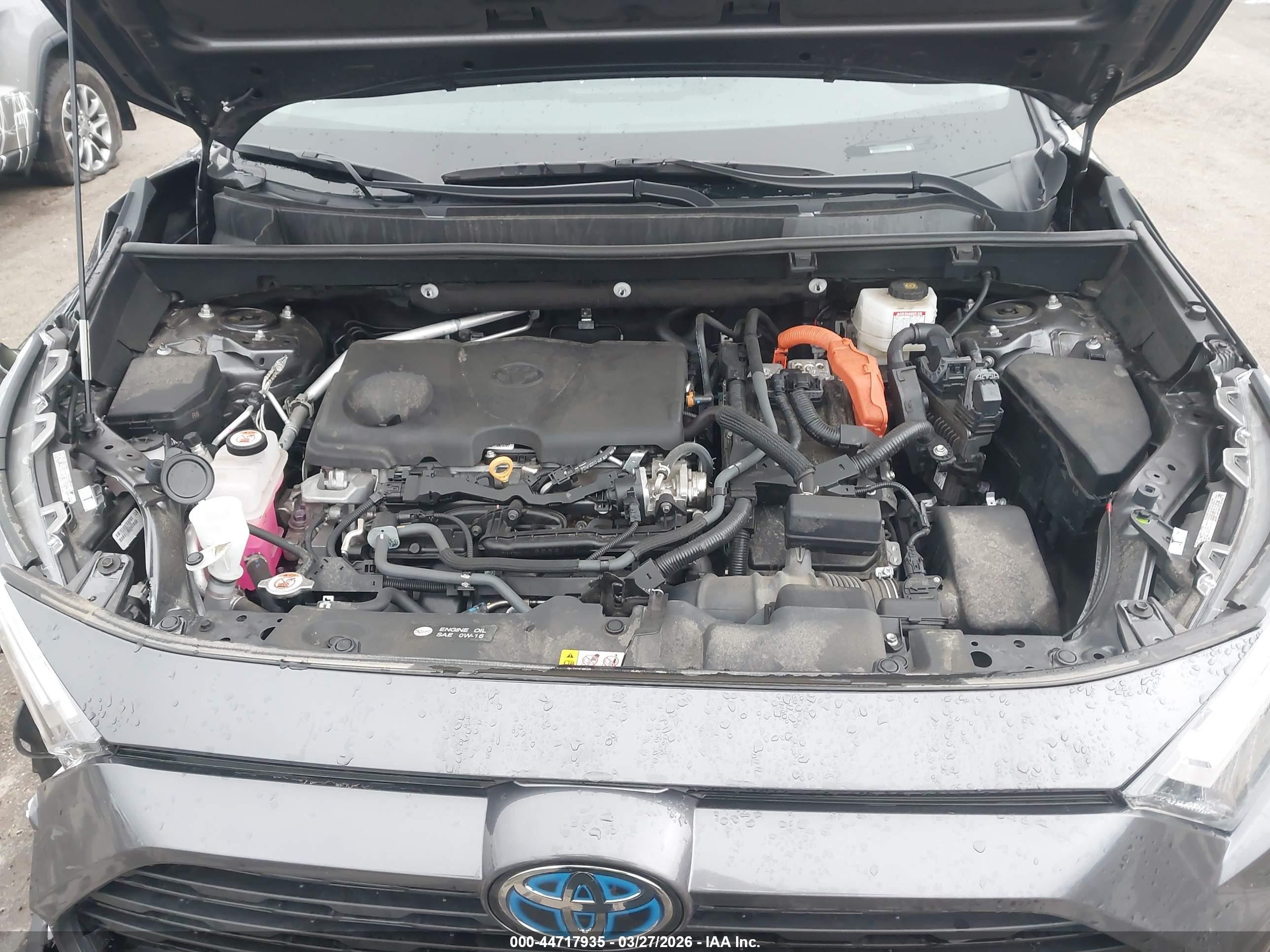 2024 Toyota Rav4 Hybrid Le Gray vin: 4T3LWRFVXRU125244