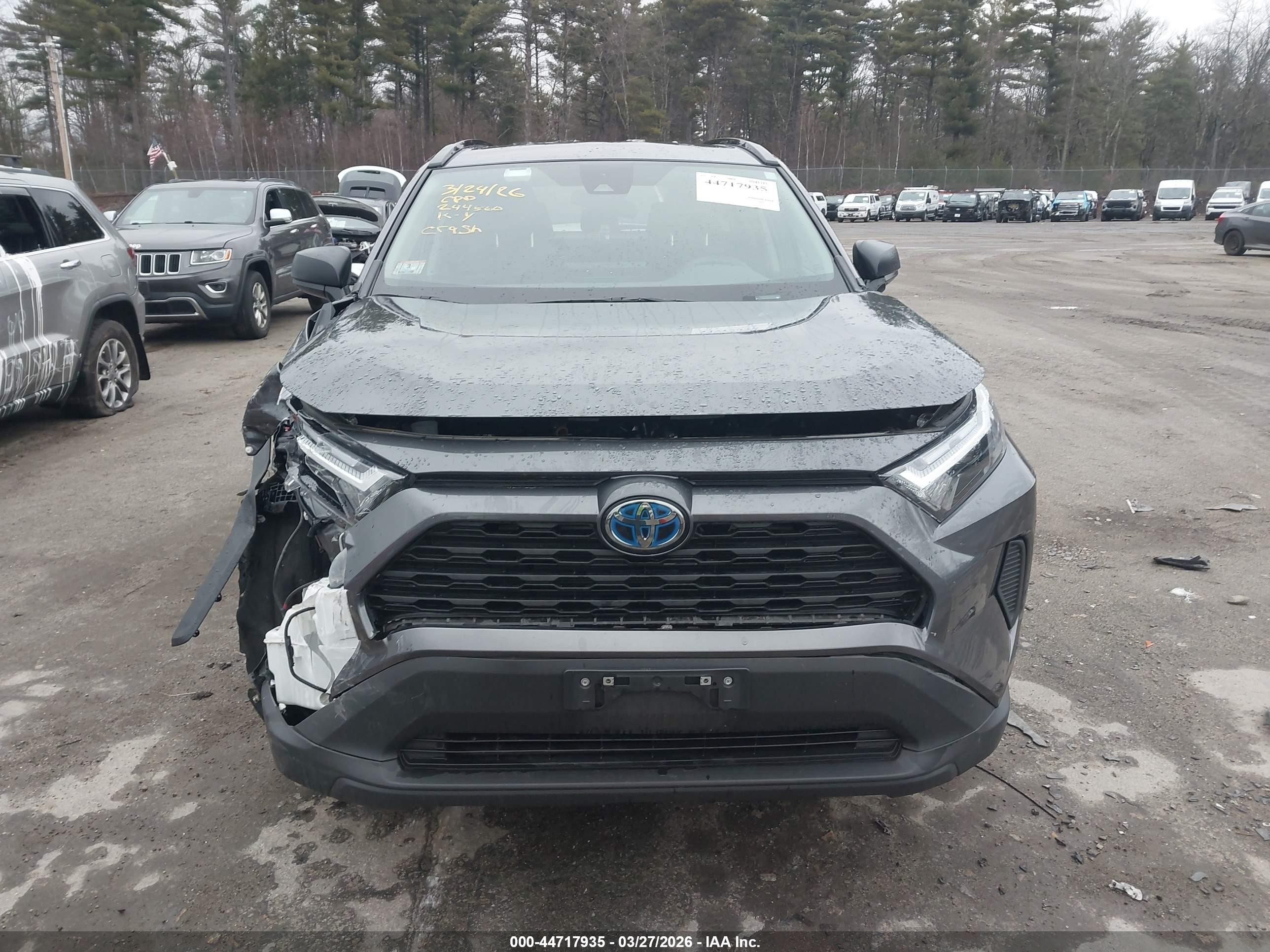 2024 Toyota Rav4 Hybrid Le Gray vin: 4T3LWRFVXRU125244