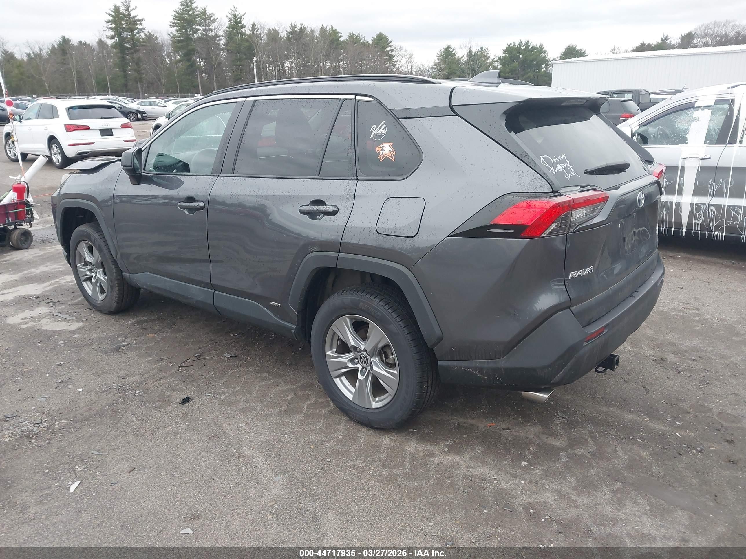 2024 Toyota Rav4 Hybrid Le Gray vin: 4T3LWRFVXRU125244