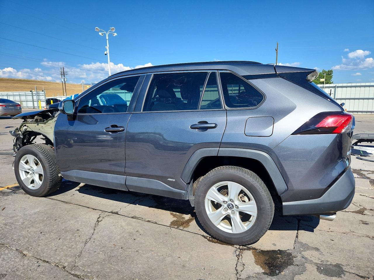 2020 Toyota Rav4 Hybrid Xle Gray vin: 4T3R6RFV2LU003480