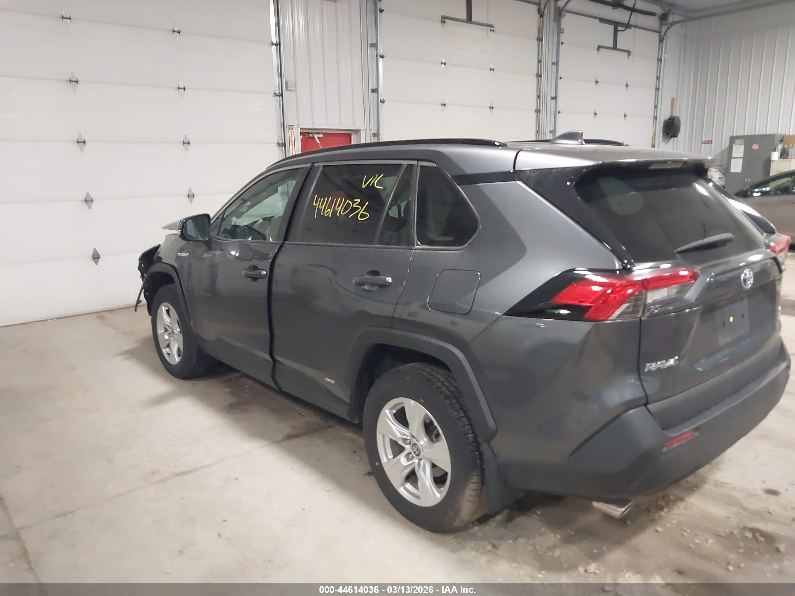 2021 Toyota Rav4 Hybrid Xle Gray vin: 4T3RWRFV1MU017355