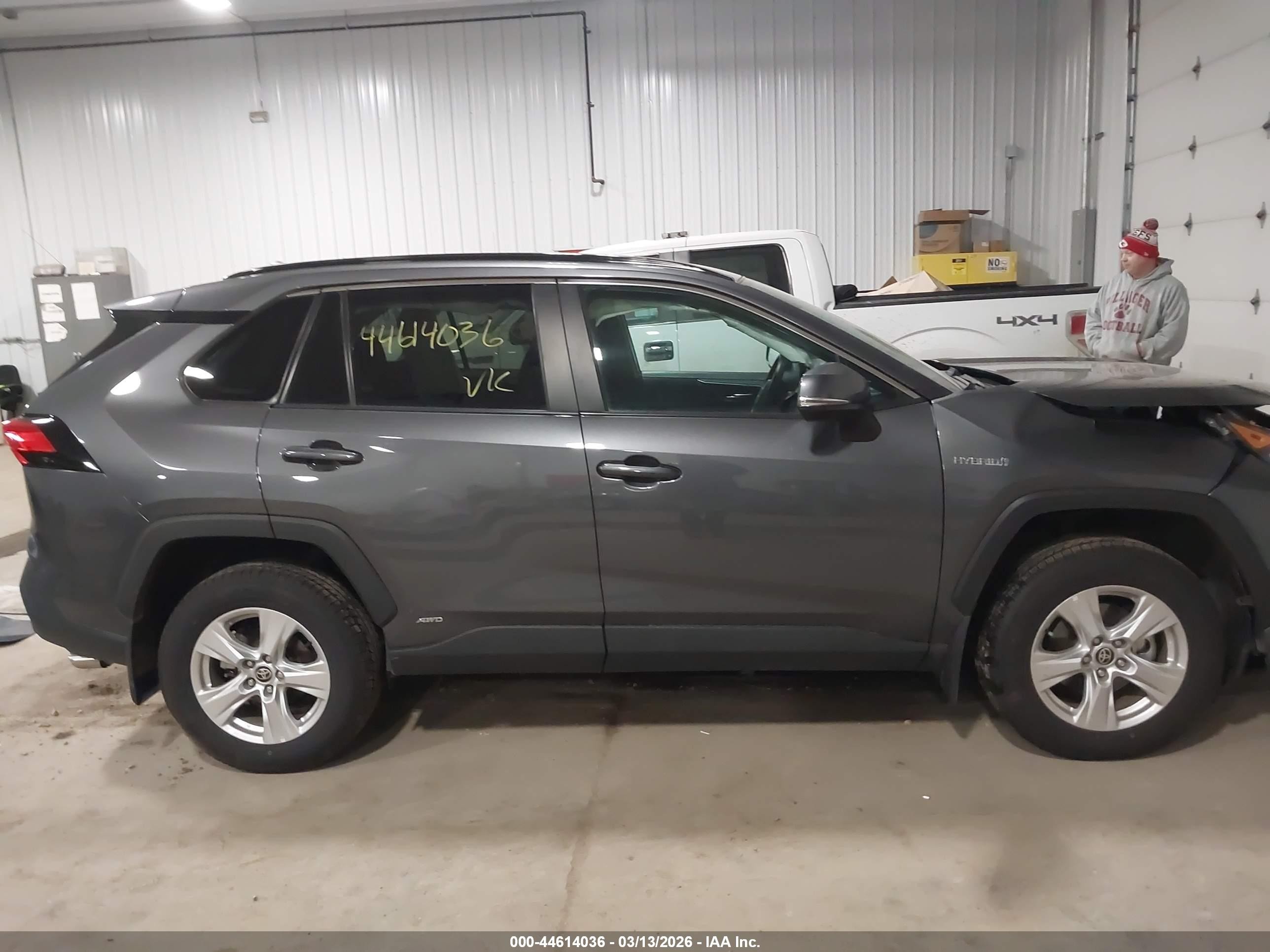 2021 Toyota Rav4 Hybrid Xle Gray vin: 4T3RWRFV1MU017355