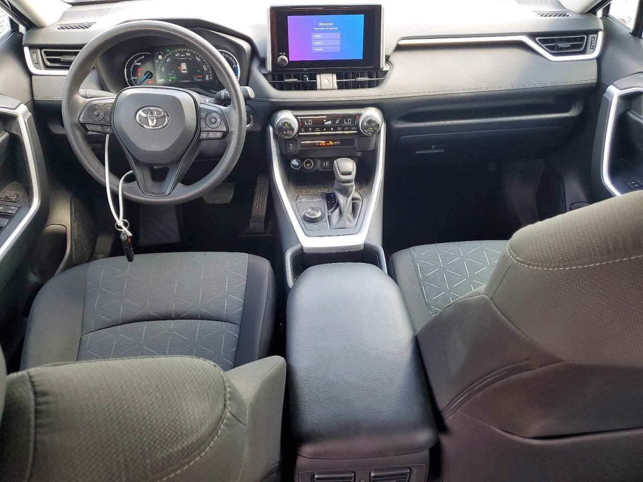 2025 Toyota Rav4 Hybrid Xle White vin: 4T3RWRFV5SU205423