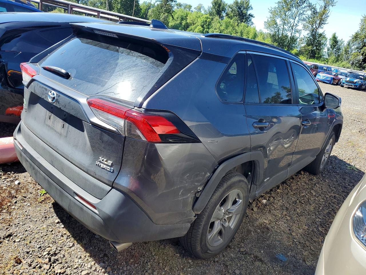 2022 Toyota Rav4 Xle Gray vin: 4T3RWRFV7NU062687