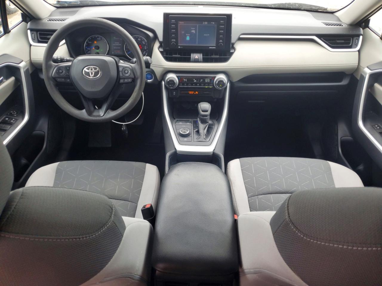 2020 Toyota Rav4 Hybrid Xle Gray vin: 4T3RWRFVXLU004991