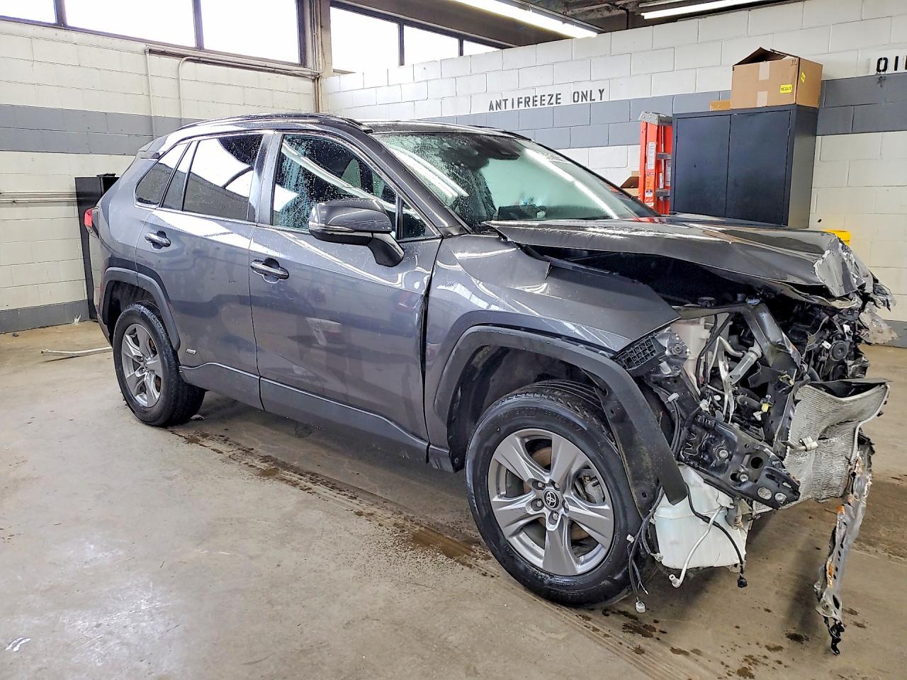 2022 Toyota Rav4 Hybrid Xle Gray vin: 4T3RWRFVXNU060464
