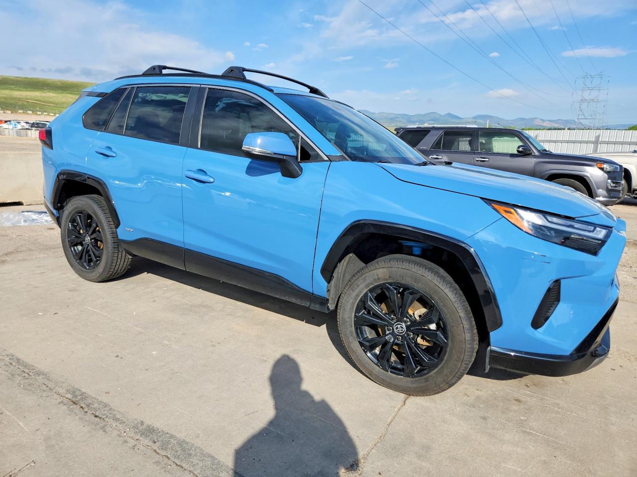 2022 Toyota Rav4 Se Blue vin: 4T3T6RFV0NU070491
