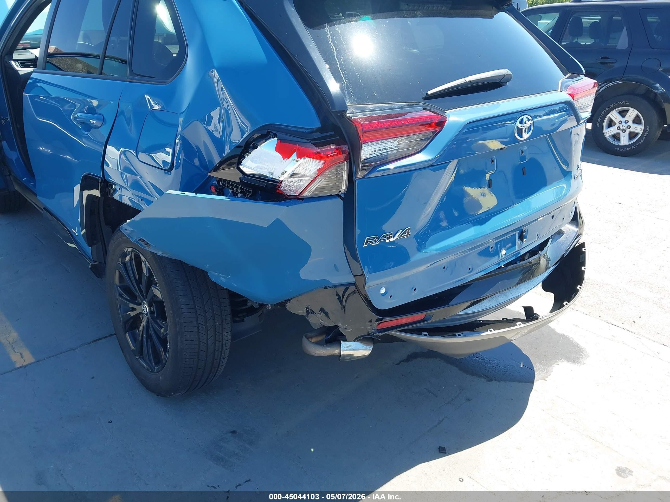 2022 Toyota Rav4 Hybrid Se Синий vin: 4T3T6RFV1NU098459