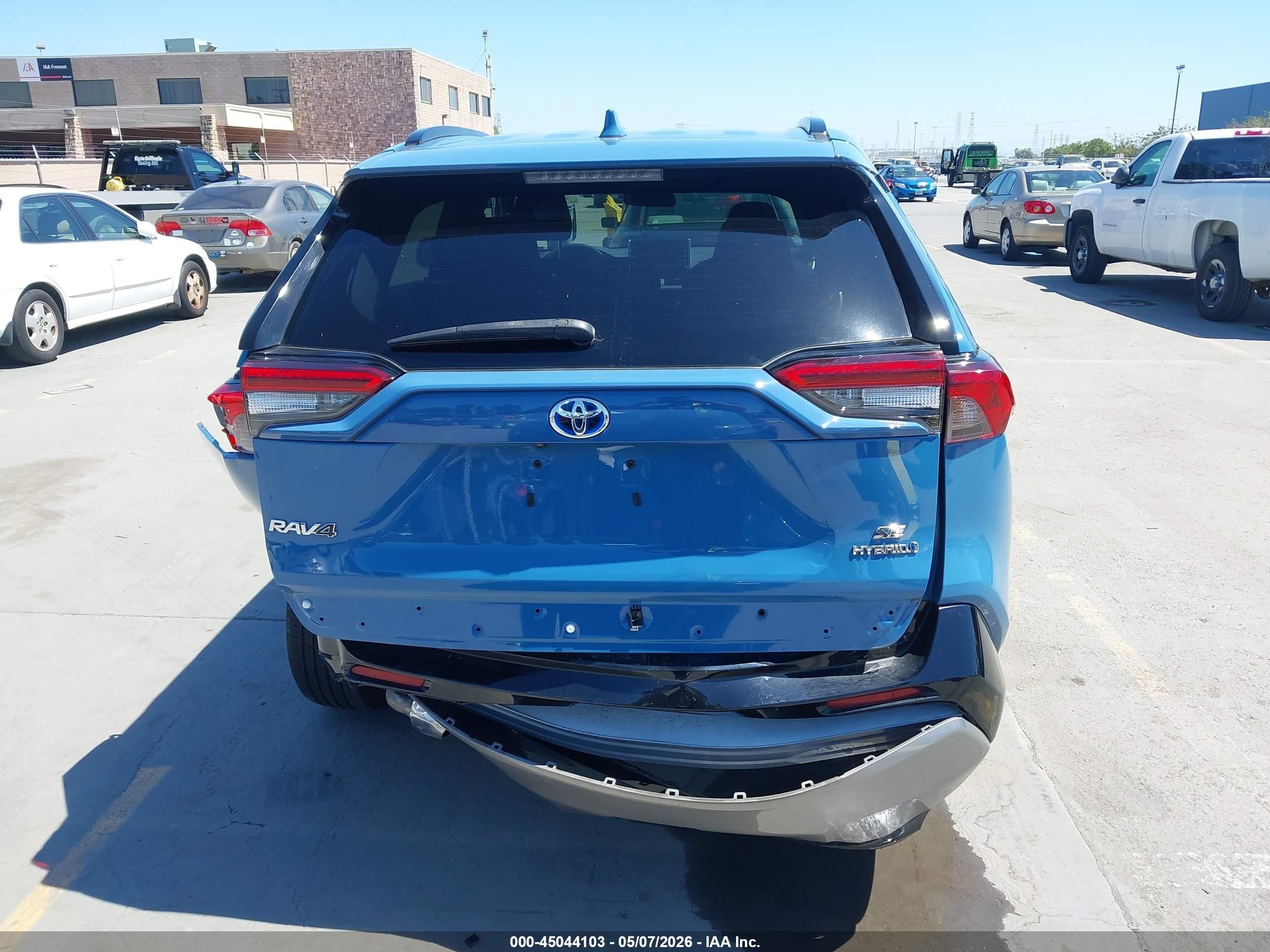 2022 Toyota Rav4 Hybrid Se Синий vin: 4T3T6RFV1NU098459