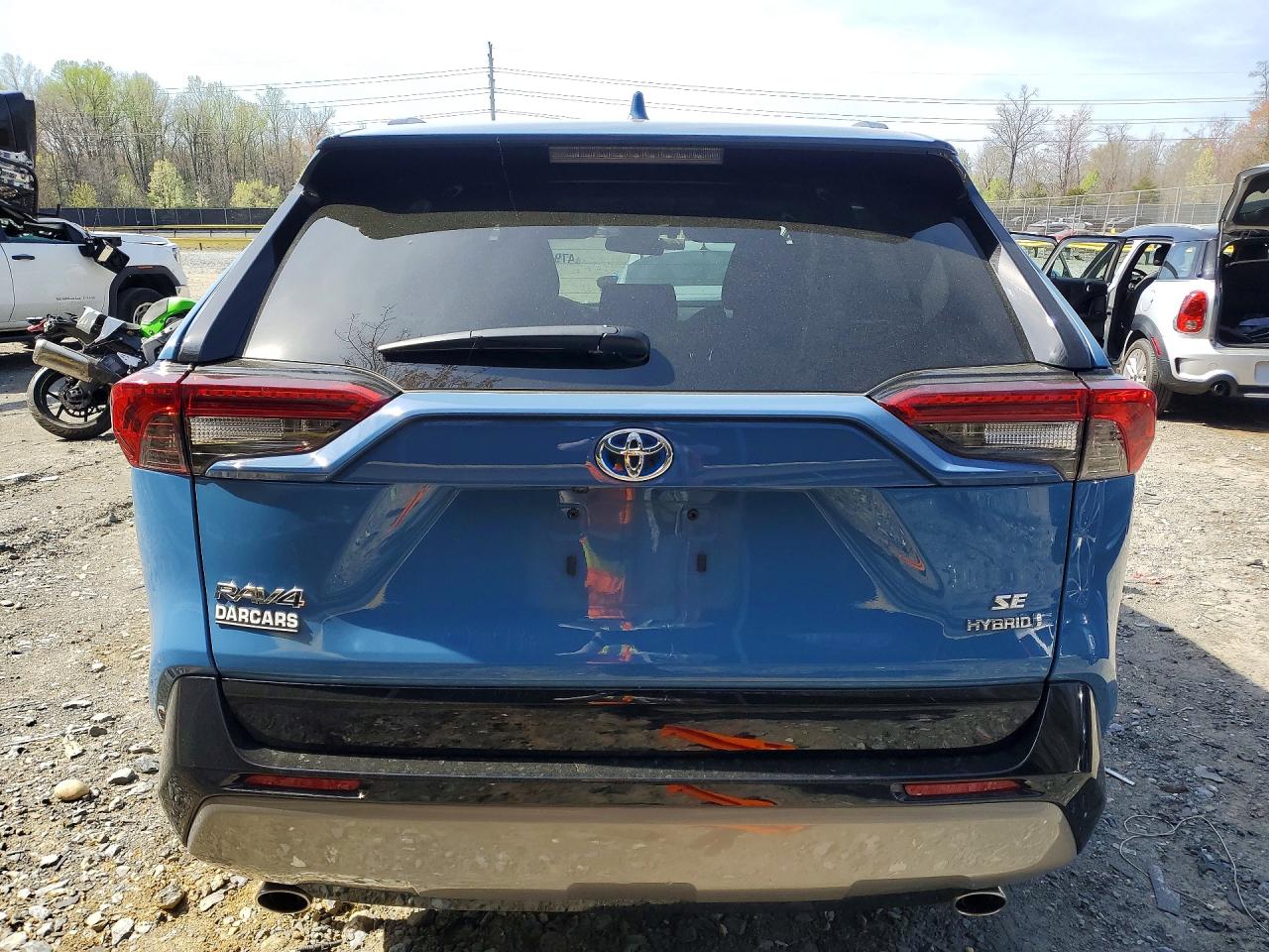 2022 Toyota Rav4 Hybrid Se Синий vin: 4T3T6RFV4NU096415