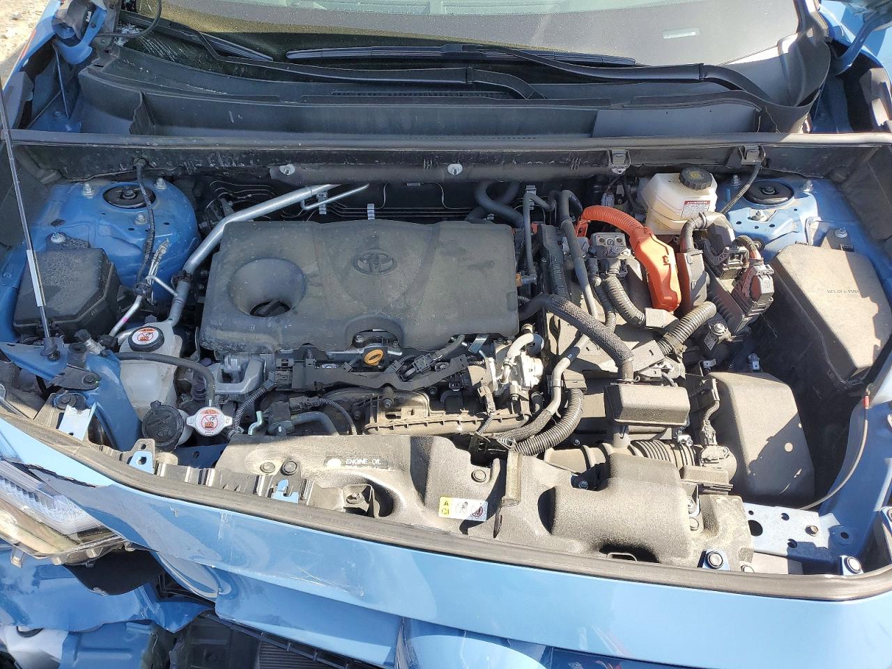 2022 Toyota Rav4 Hybrid Se Синий vin: 4T3T6RFV4NU096415