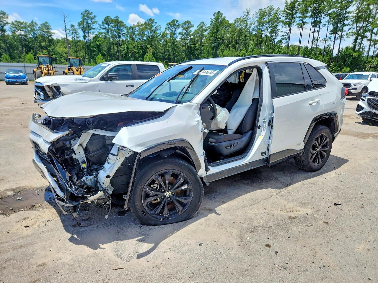 2024 Toyota Rav4 Se White vin: 4T3T6RFV4RU141942