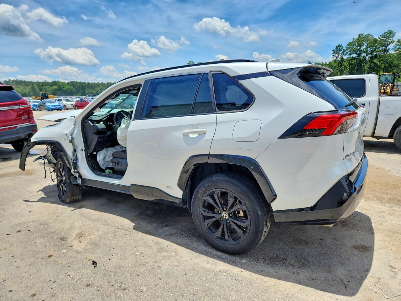 2024 Toyota Rav4 Se White vin: 4T3T6RFV4RU141942