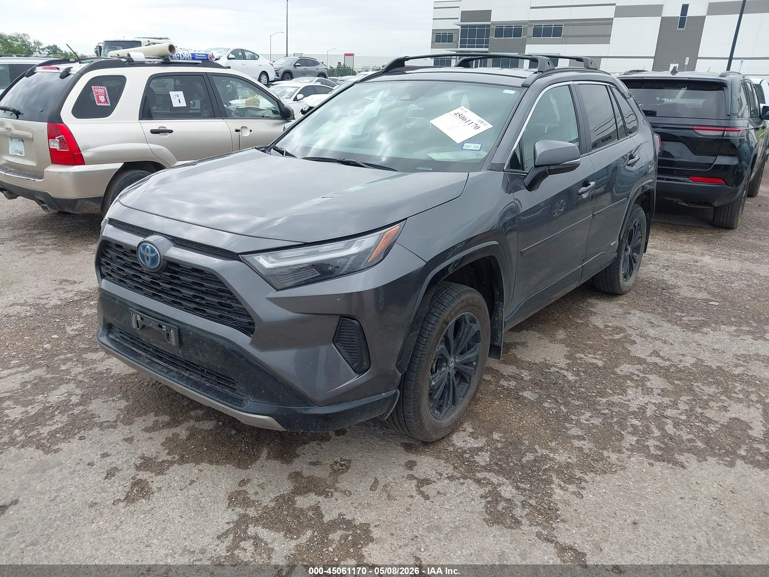2023 Toyota Rav4 Hybrid Se Серый vin: 4T3T6RFV6PU123939