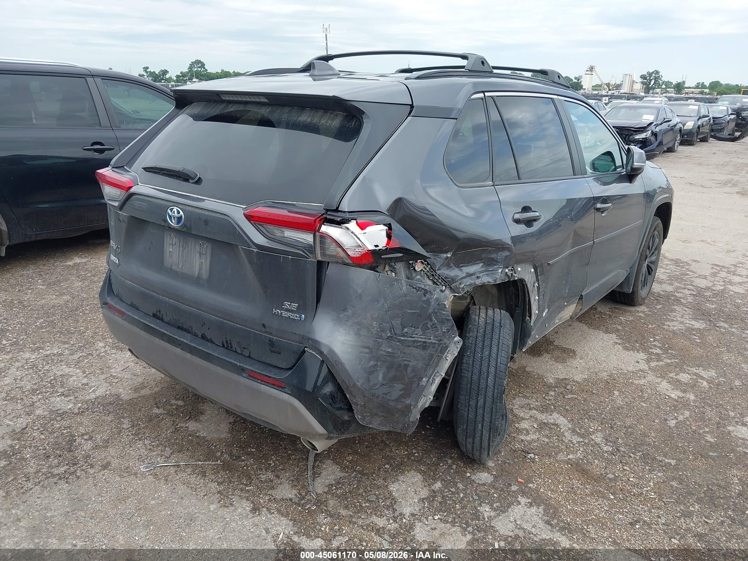 2023 Toyota Rav4 Hybrid Se Серый vin: 4T3T6RFV6PU123939