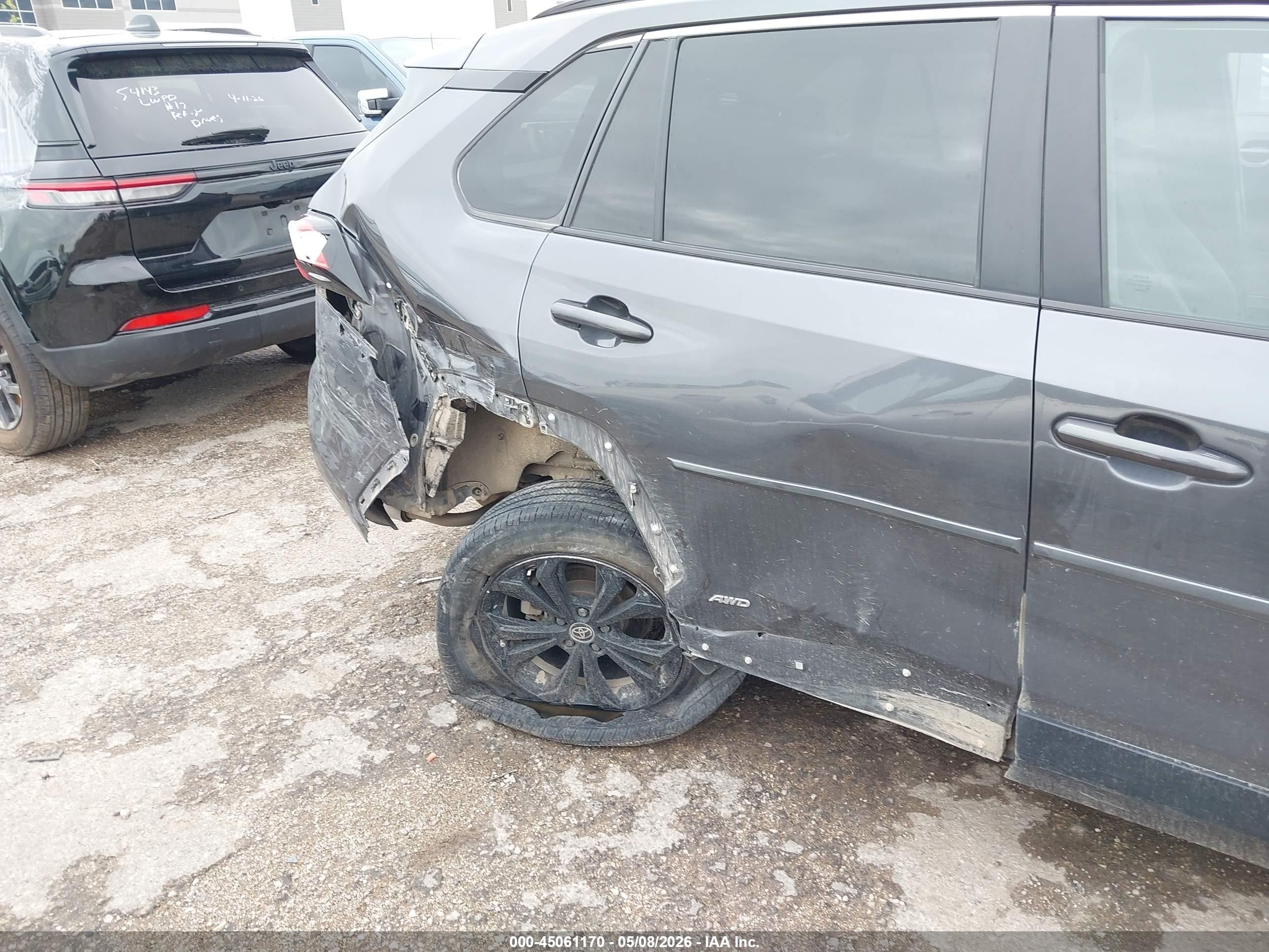 2023 Toyota Rav4 Hybrid Se Серый vin: 4T3T6RFV6PU123939