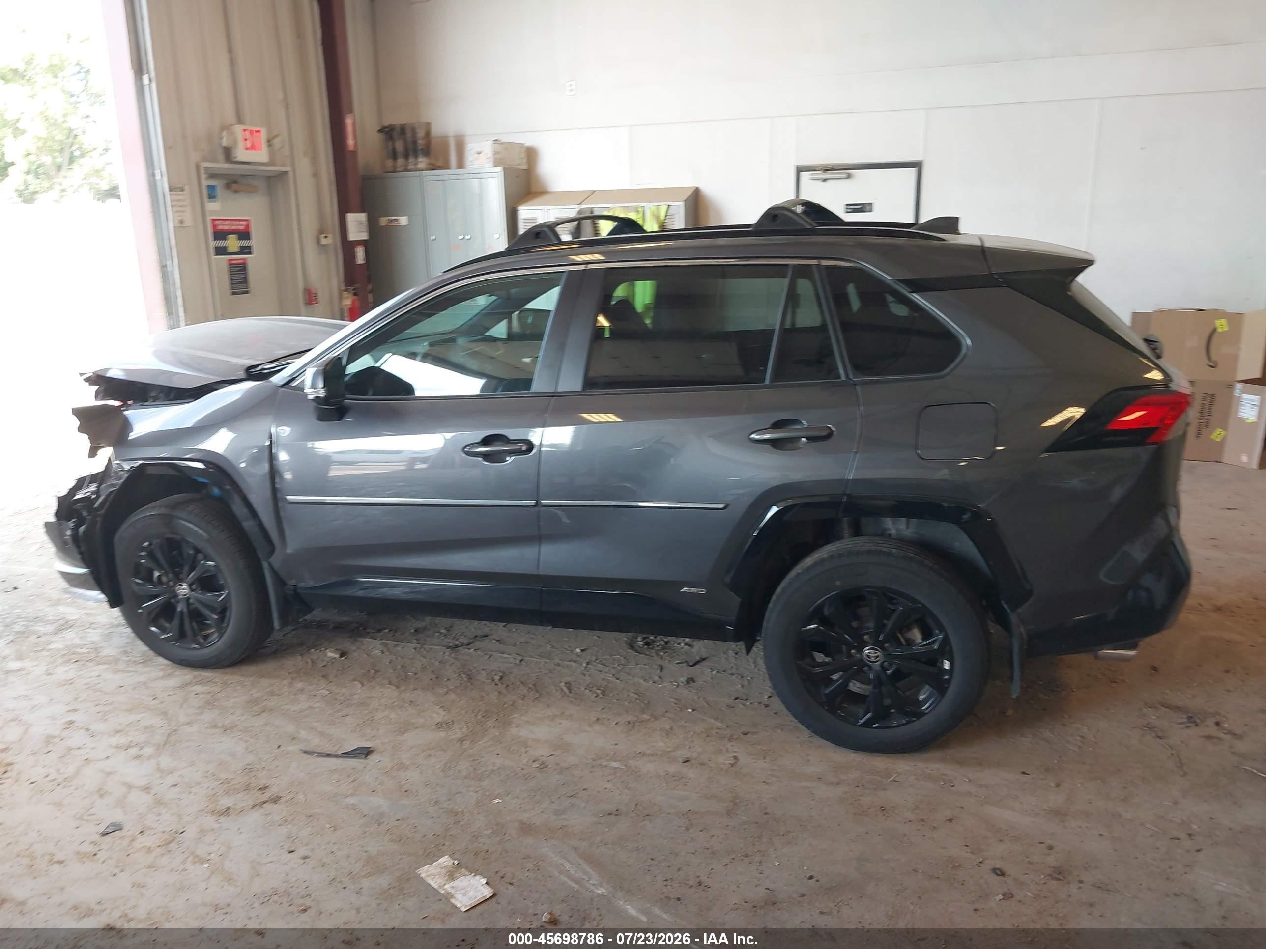 2024 Toyota Rav4 Hybrid Se Gray vin: 4T3T6RFV6RU164655