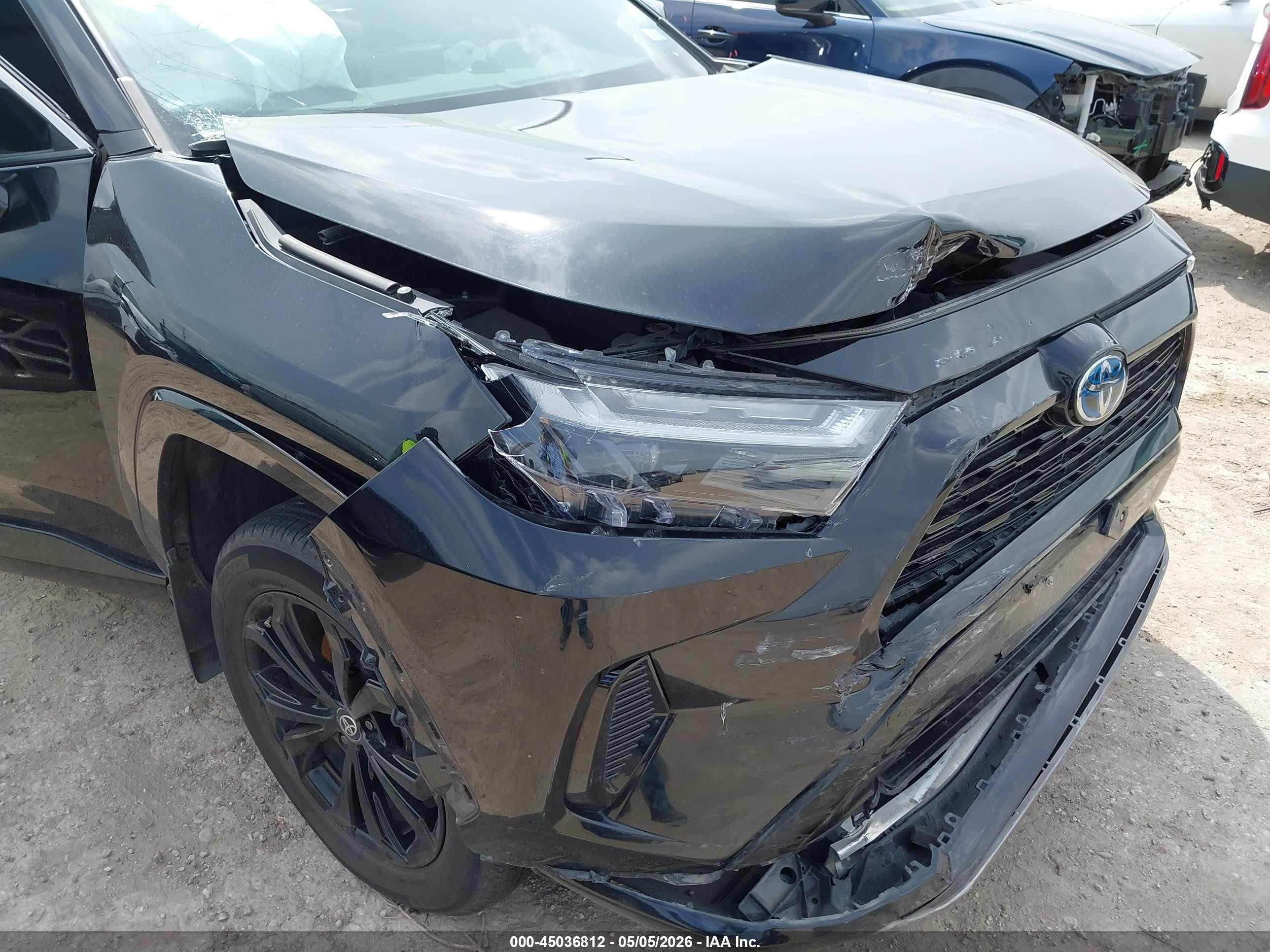 2023 Toyota Rav4 Hybrid Se Черный vin: 4T3T6RFV7PU115882