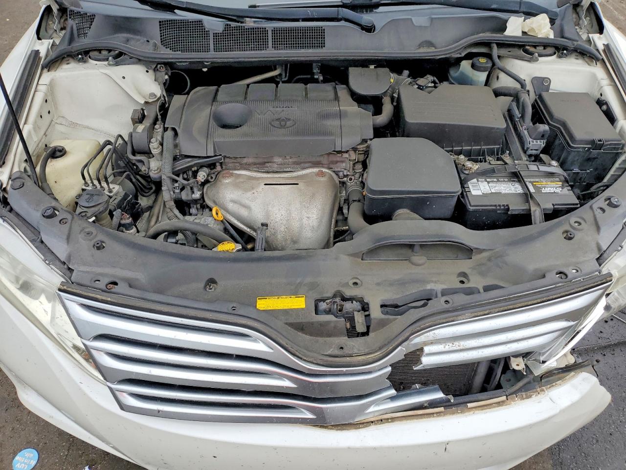 2011 Toyota Venza Fwd 4cyl White vin: 4T3ZA3BB0BU048228