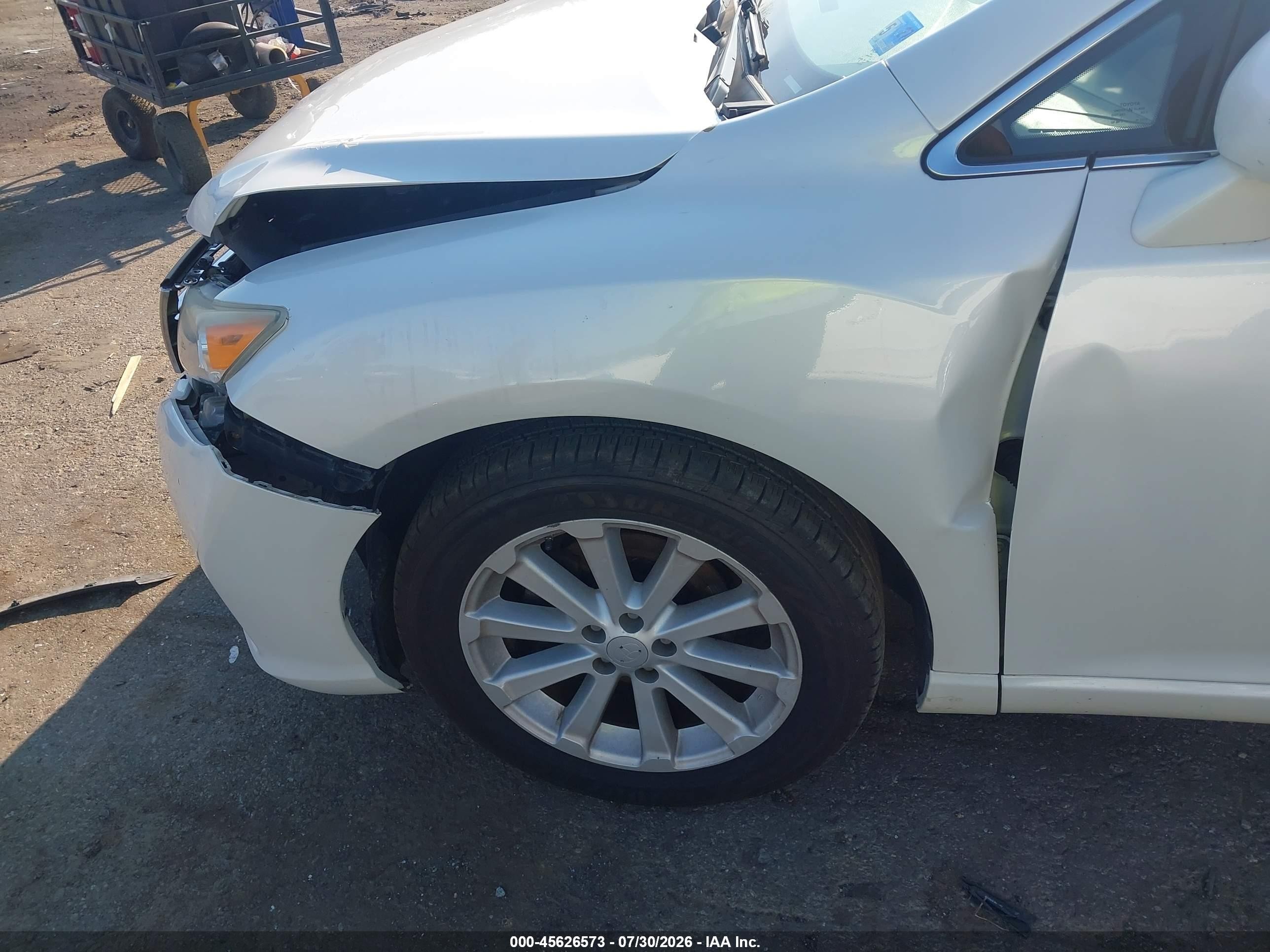2011 Toyota Venza   White vin: 4T3ZA3BB0BU050772