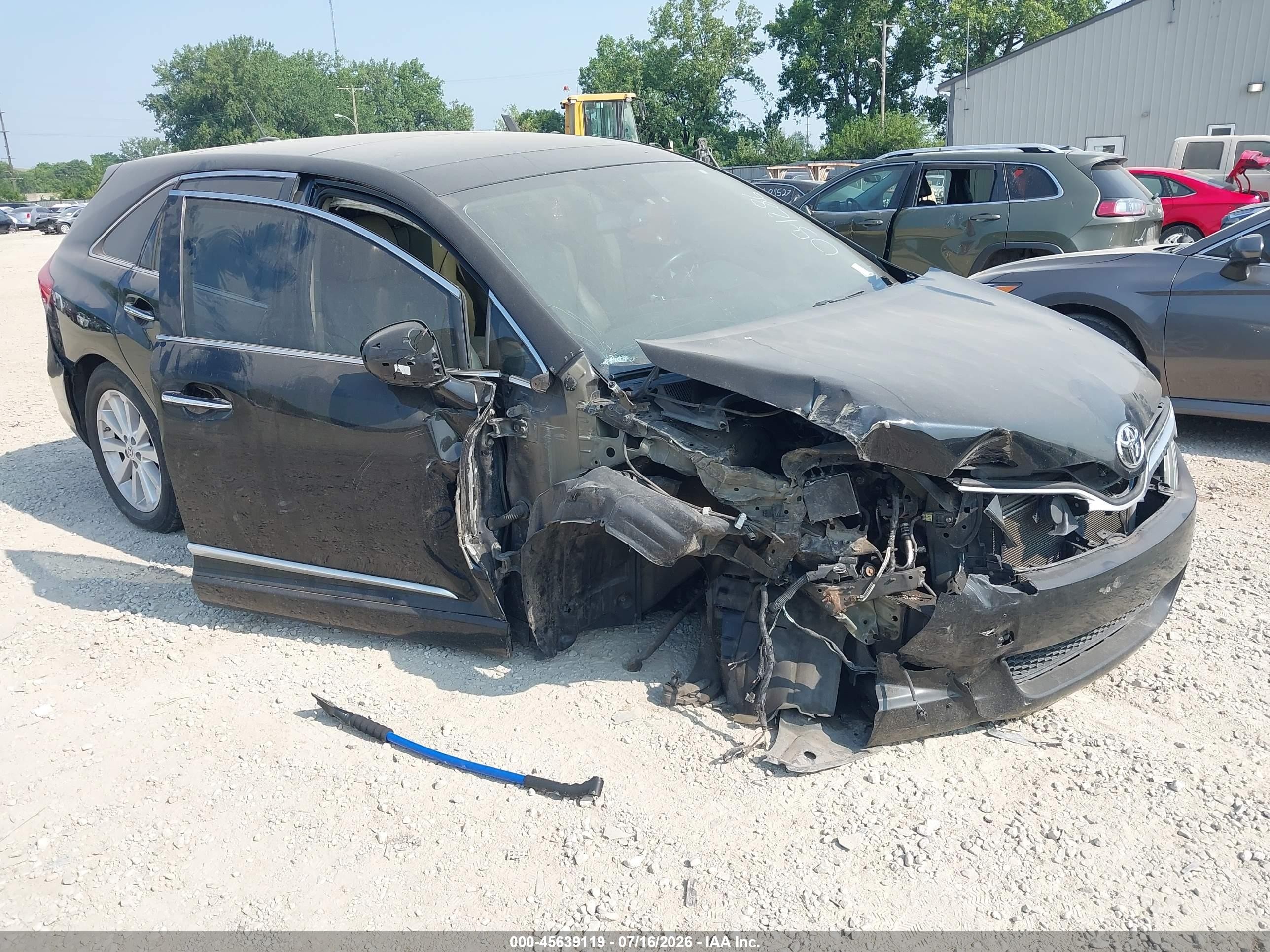 2011 Toyota Venza   Black vin: 4T3ZA3BB0BU054286