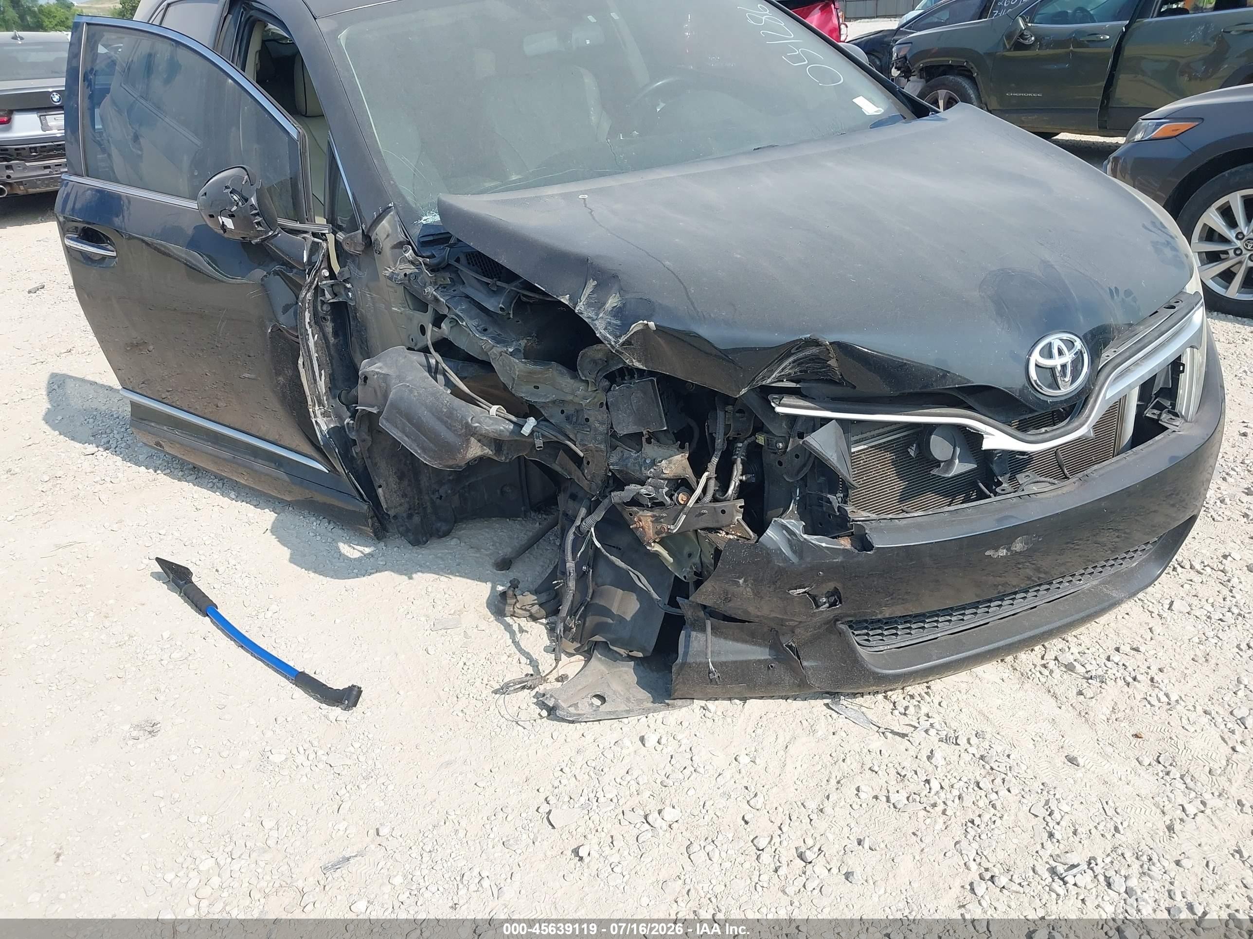 2011 Toyota Venza   Black vin: 4T3ZA3BB0BU054286