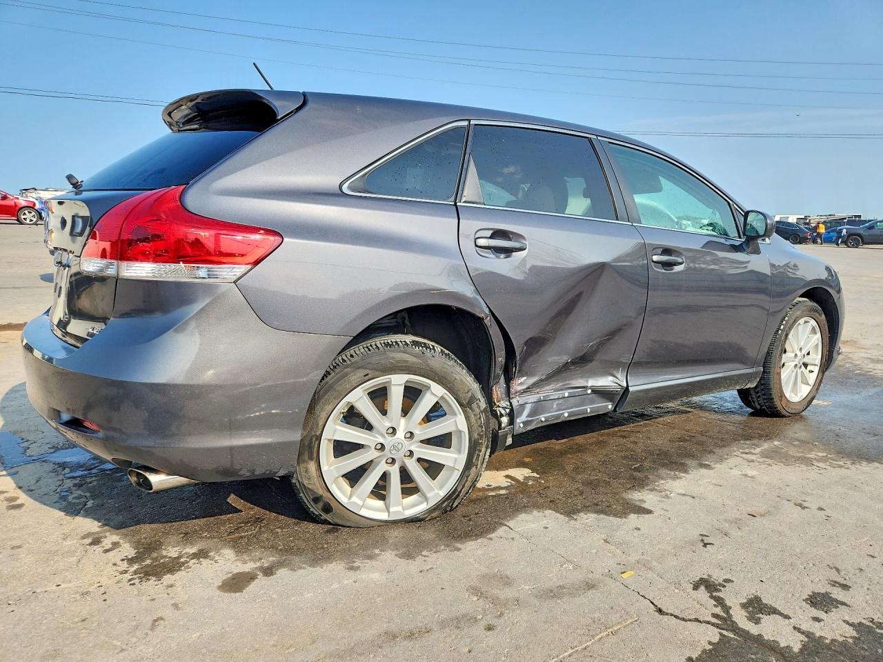 2012 Toyota Venza Le Серый vin: 4T3ZA3BB0CU056704