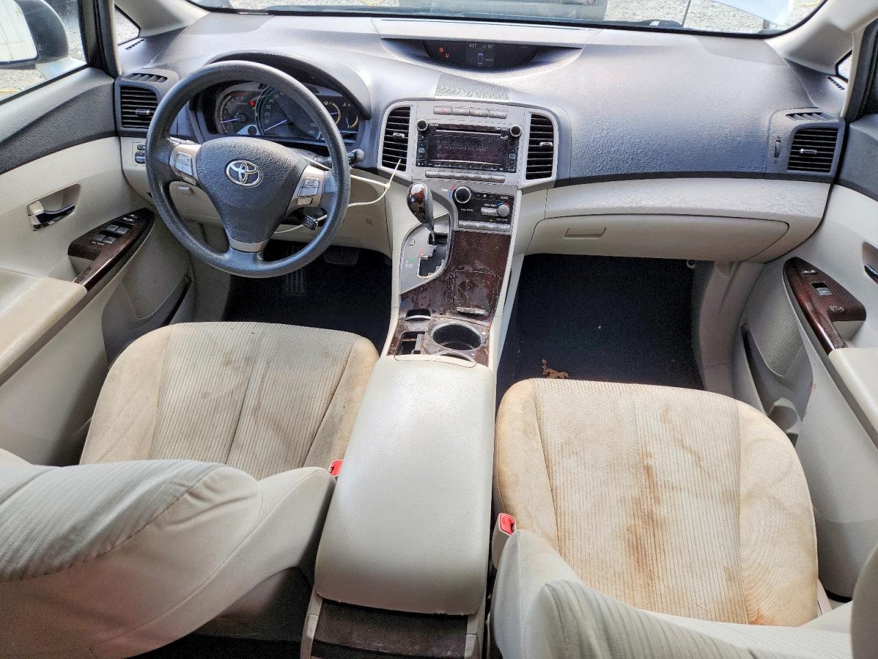 2012 Toyota Venza Le Silver vin: 4T3ZA3BB0CU057058