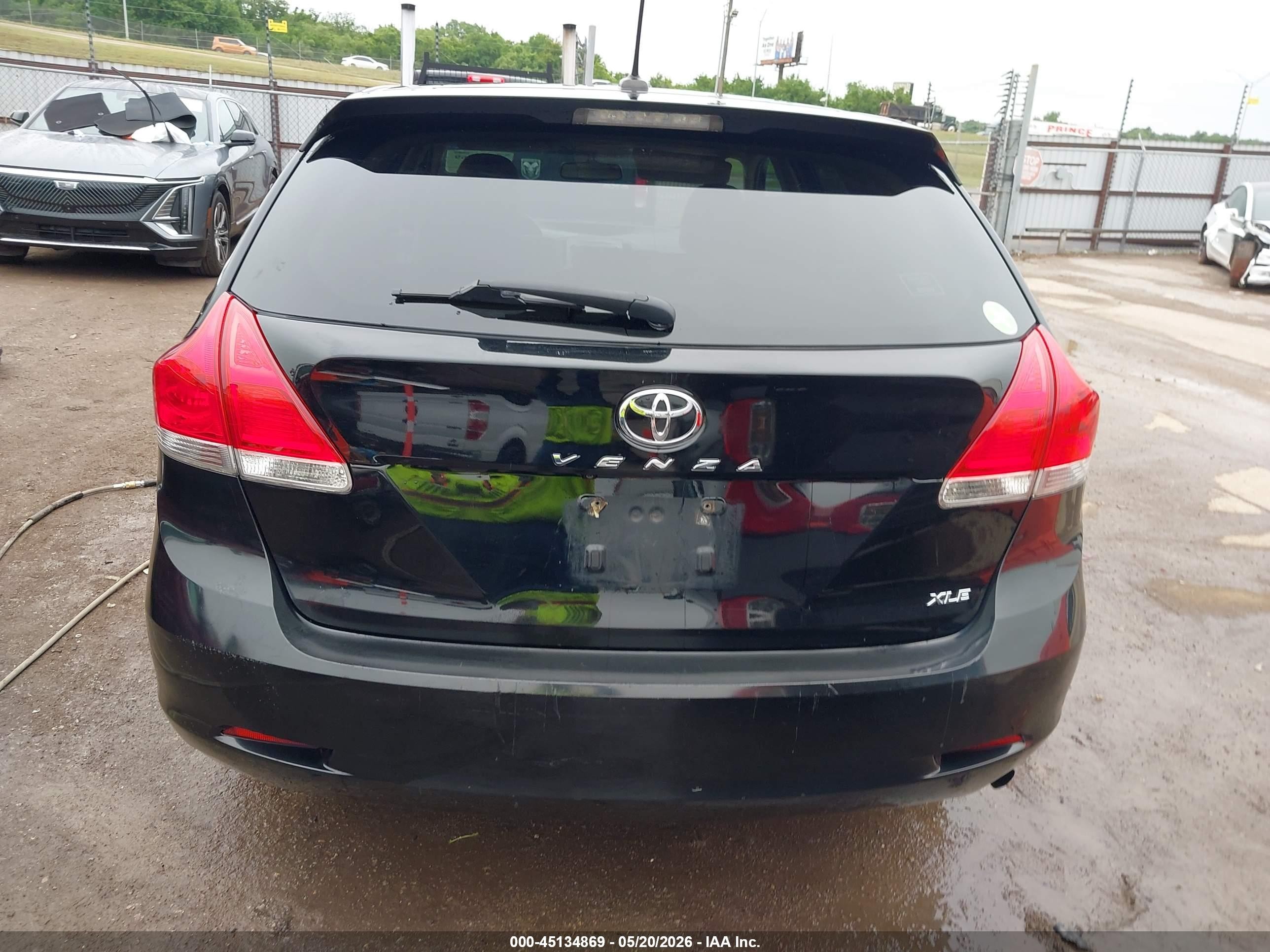 2012 Toyota Venza Xle Black vin: 4T3ZA3BB0CU058355