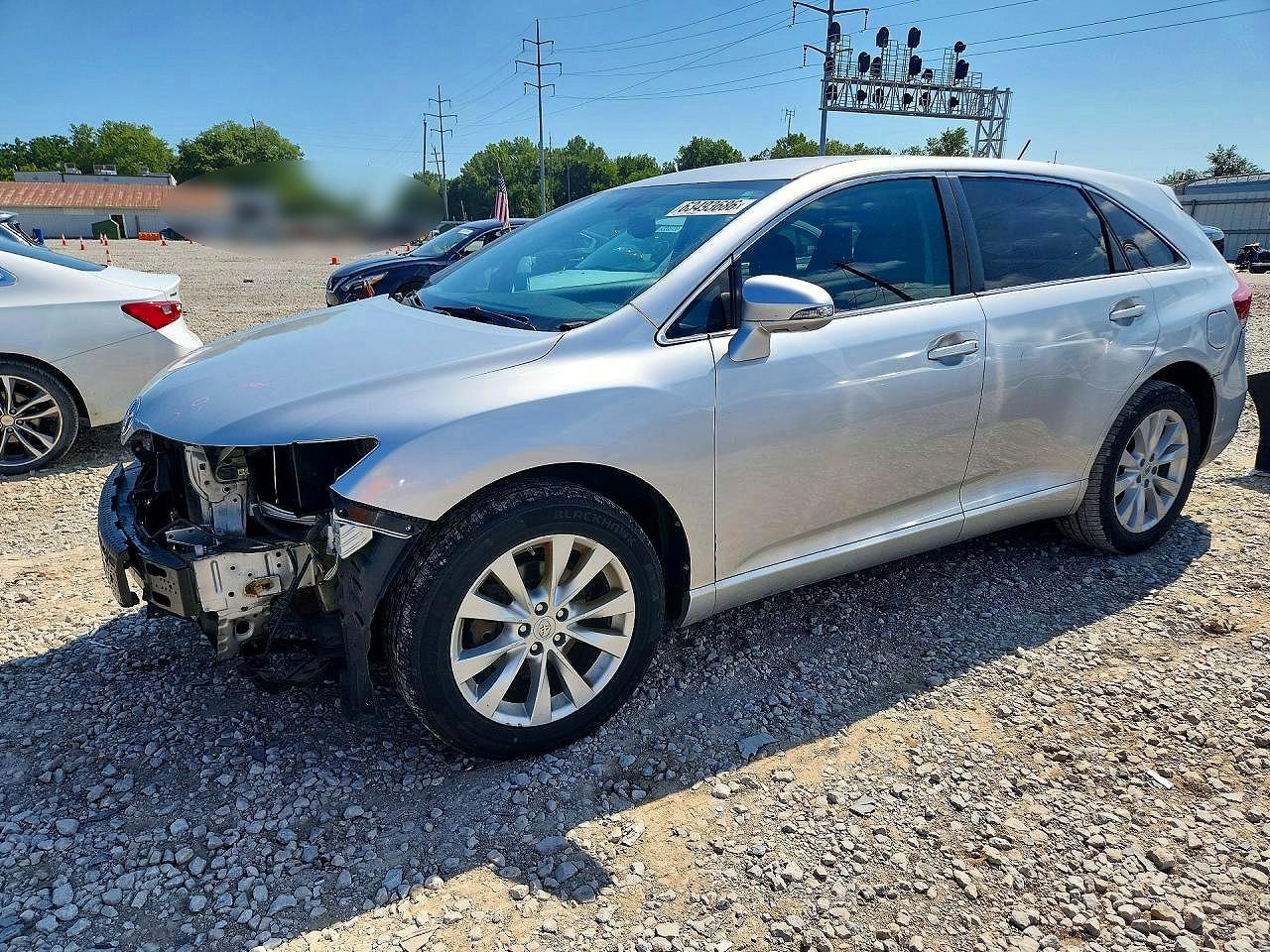 2013 Toyota Venza Le Silver vin: 4T3ZA3BB0DU067073