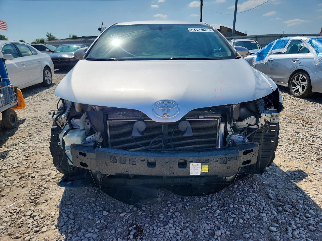2013 Toyota Venza Le Silver vin: 4T3ZA3BB0DU067073