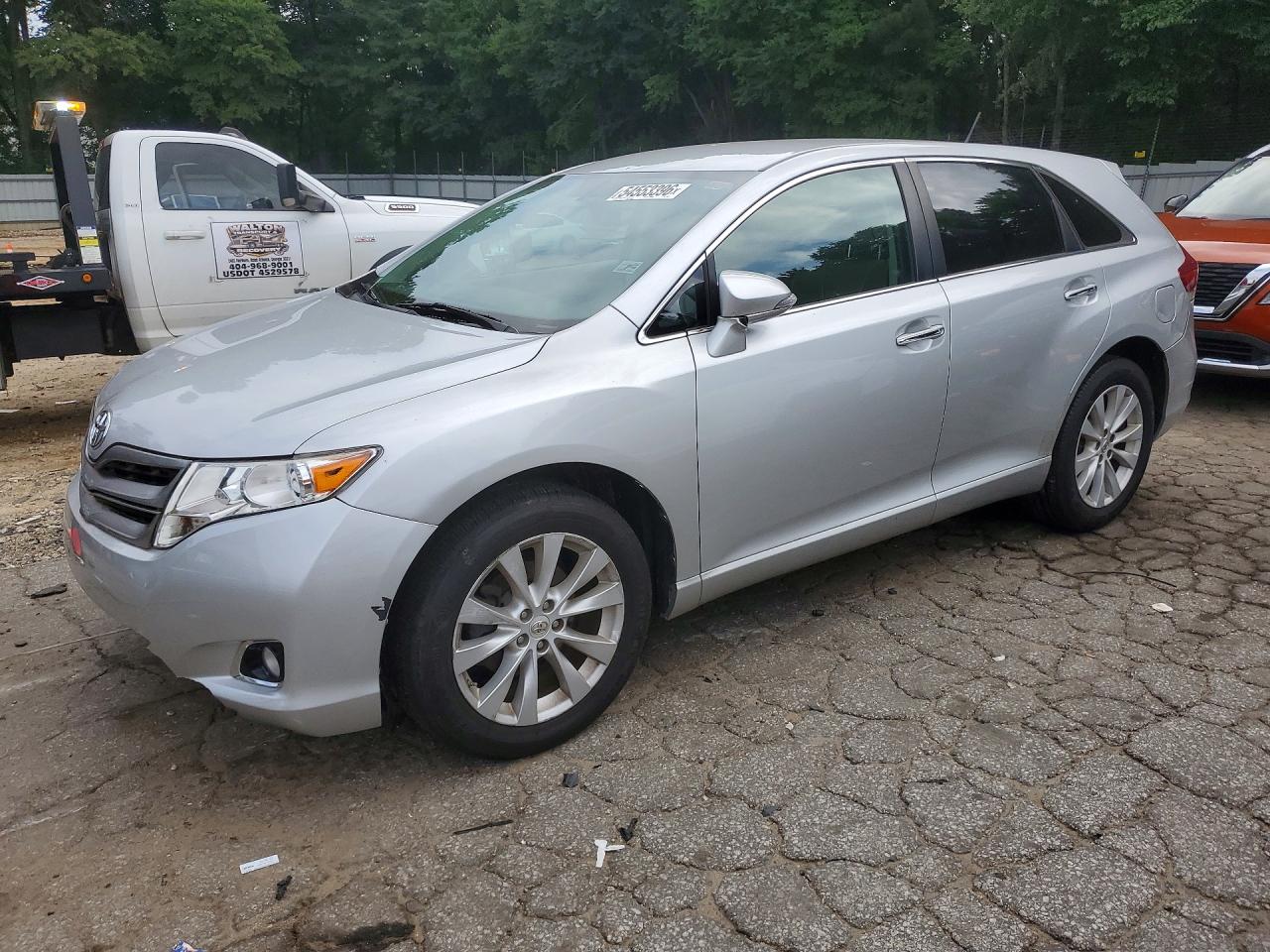 2013 Toyota Venza Xle Silver vin: 4T3ZA3BB0DU070698