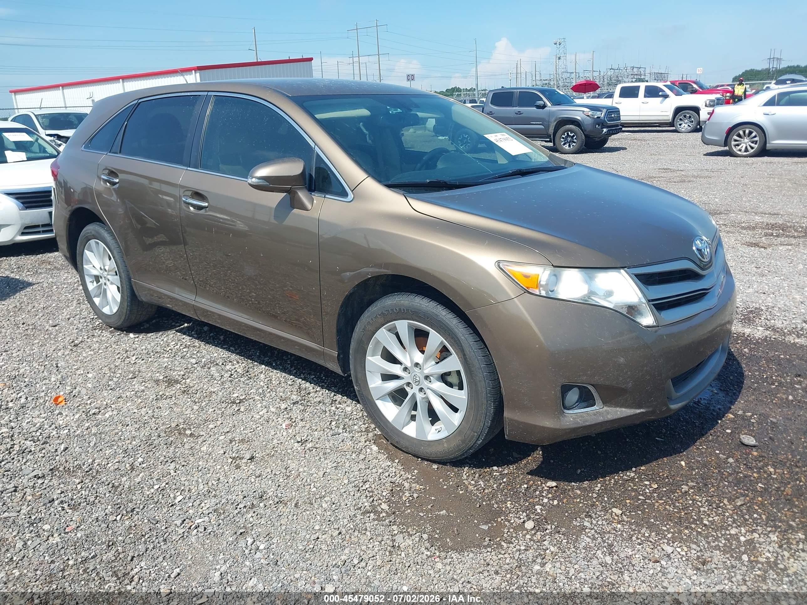 2013 Toyota Venza Xle Brown vin: 4T3ZA3BB0DU073309