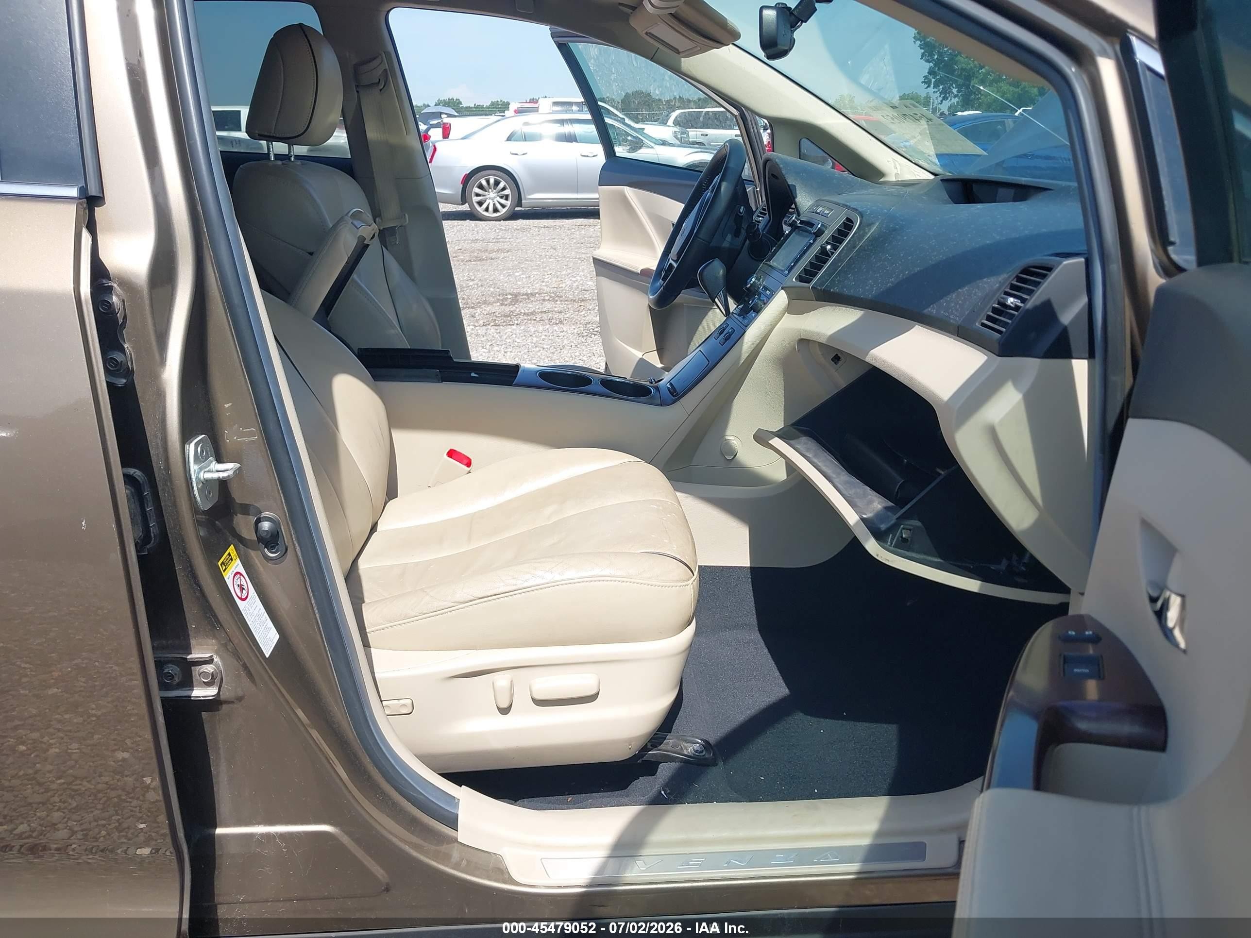 2013 Toyota Venza Xle Brown vin: 4T3ZA3BB0DU073309