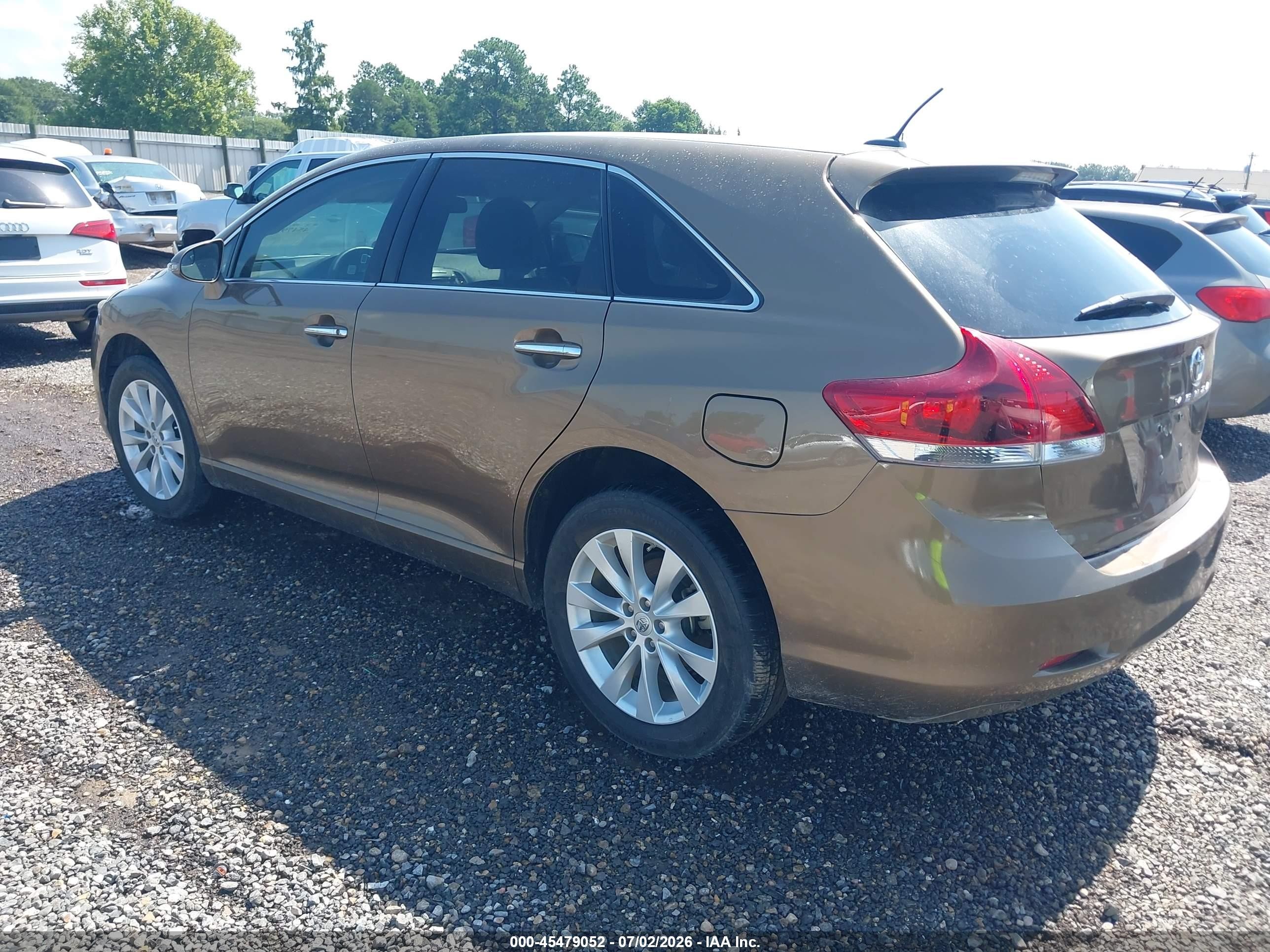 2013 Toyota Venza Xle Brown vin: 4T3ZA3BB0DU073309