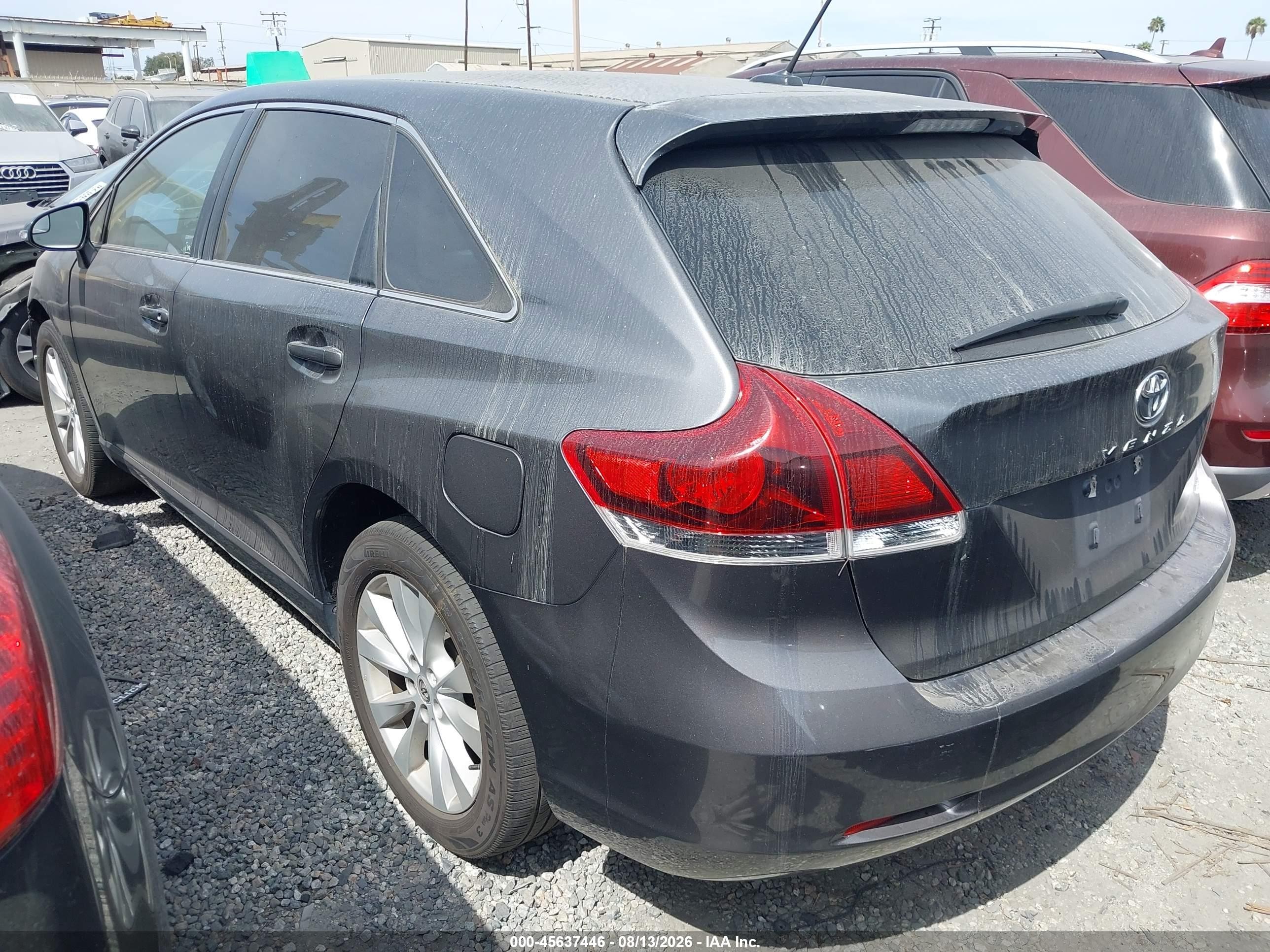 2013 Toyota Venza Le Gray vin: 4T3ZA3BB0DU075481